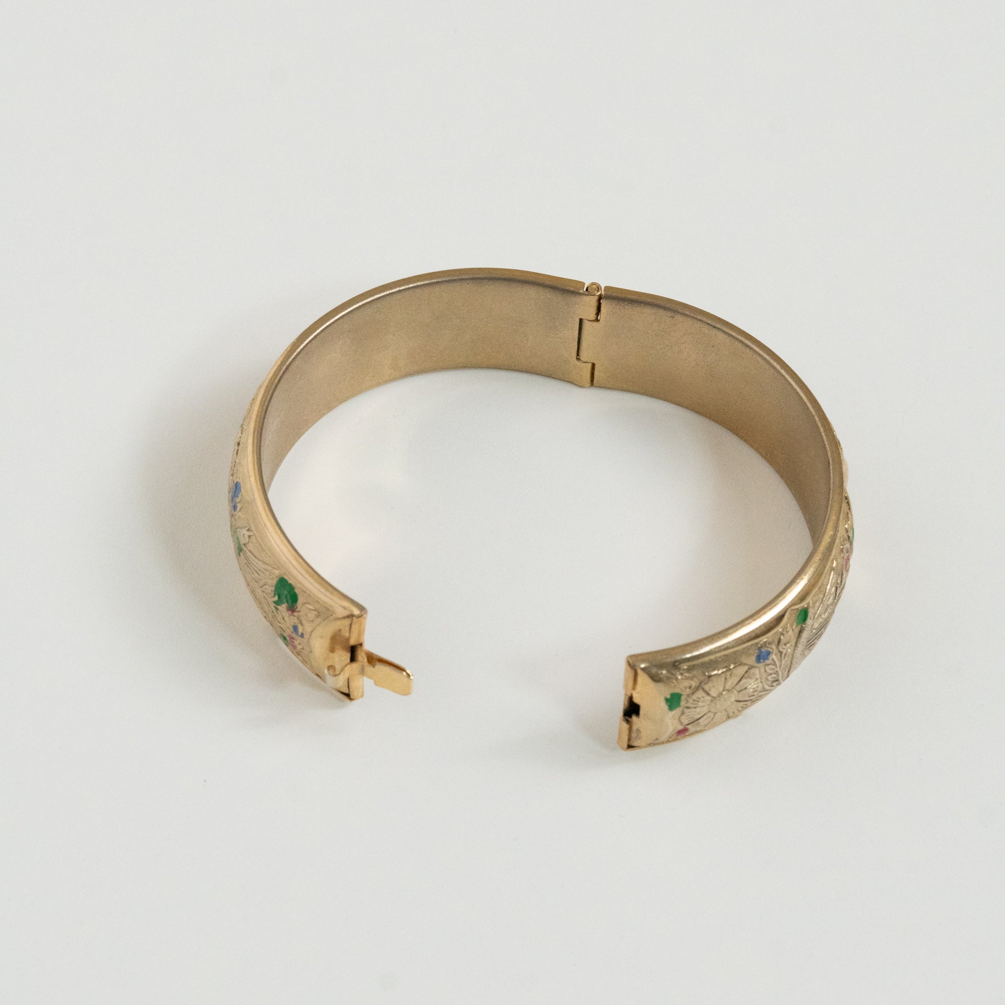 Gardenia Gold Tone Bracelet