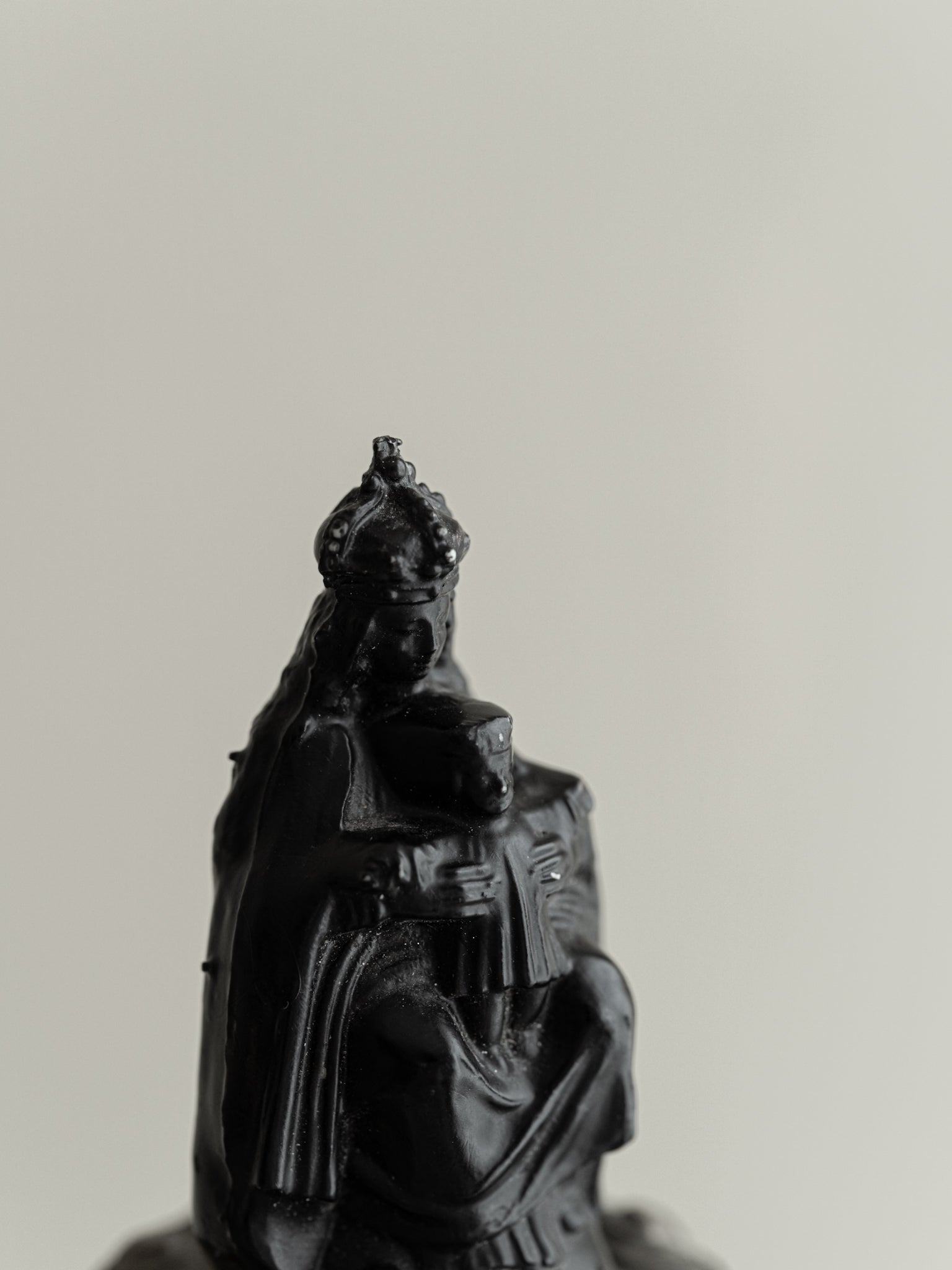 C.1920-1940 "黒衣の聖母子"の像 Vierge Noire