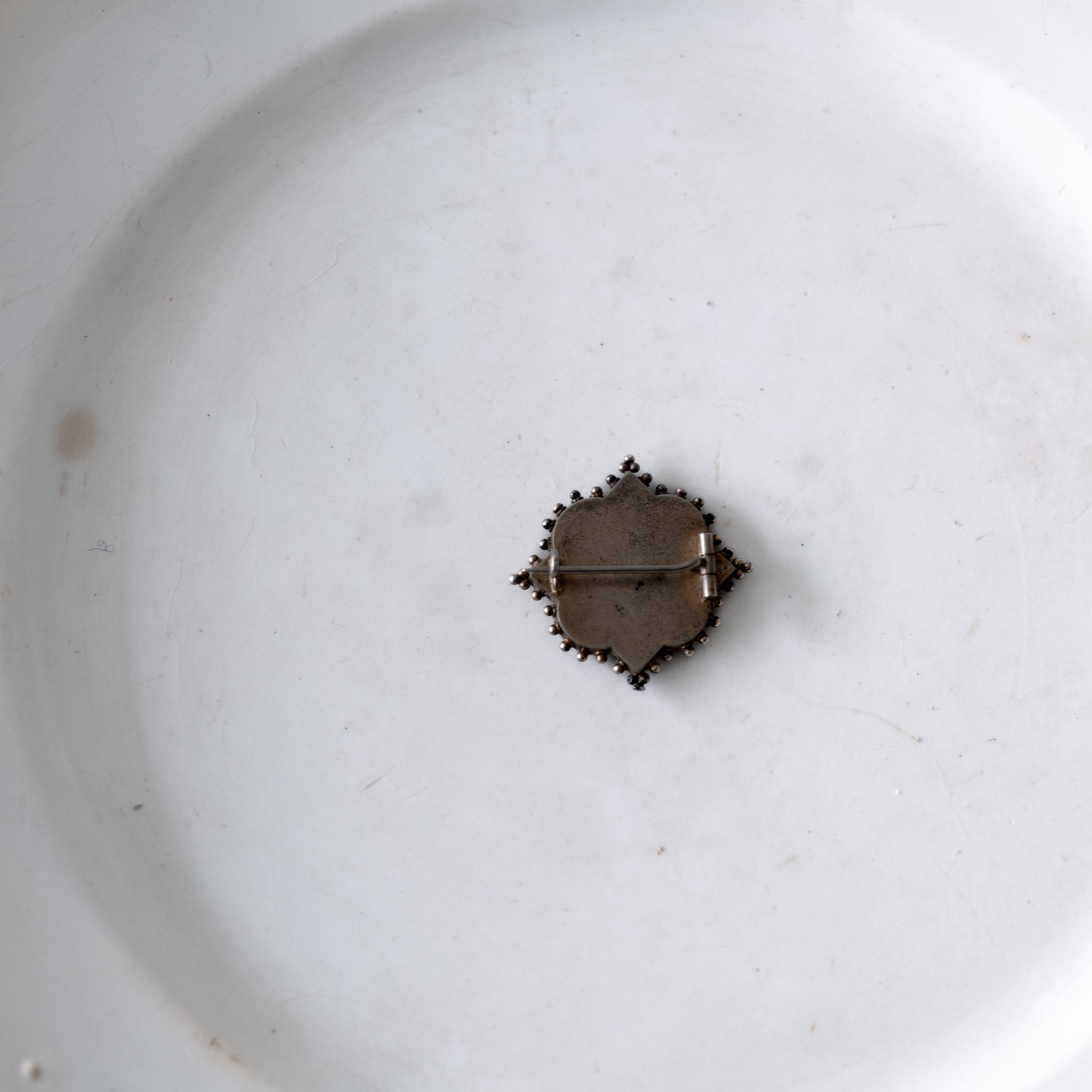 C.1900|Micro Mosaic Little Daisy Garden Brooch