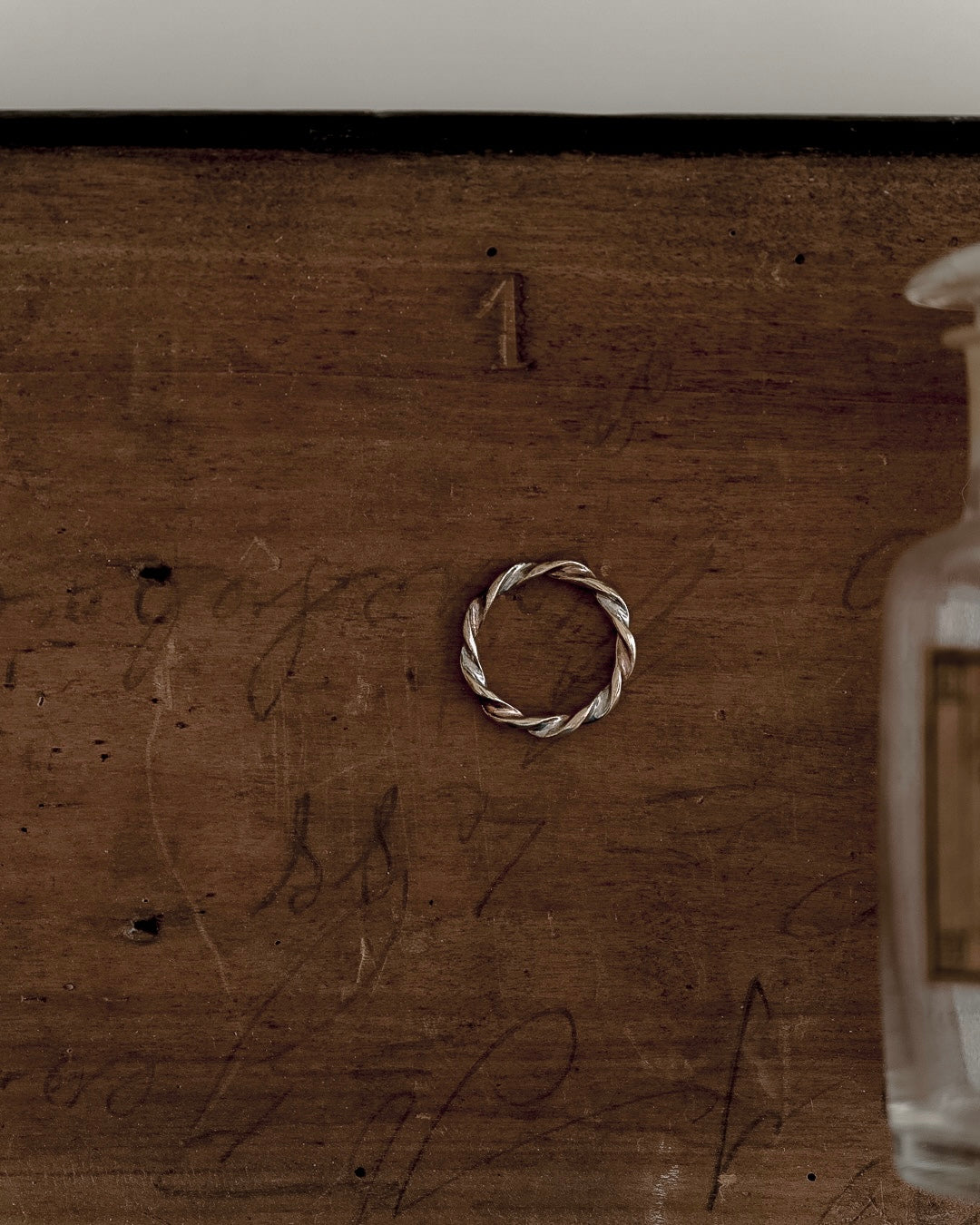 C.1950|3 Colors Vintage Silver Ring