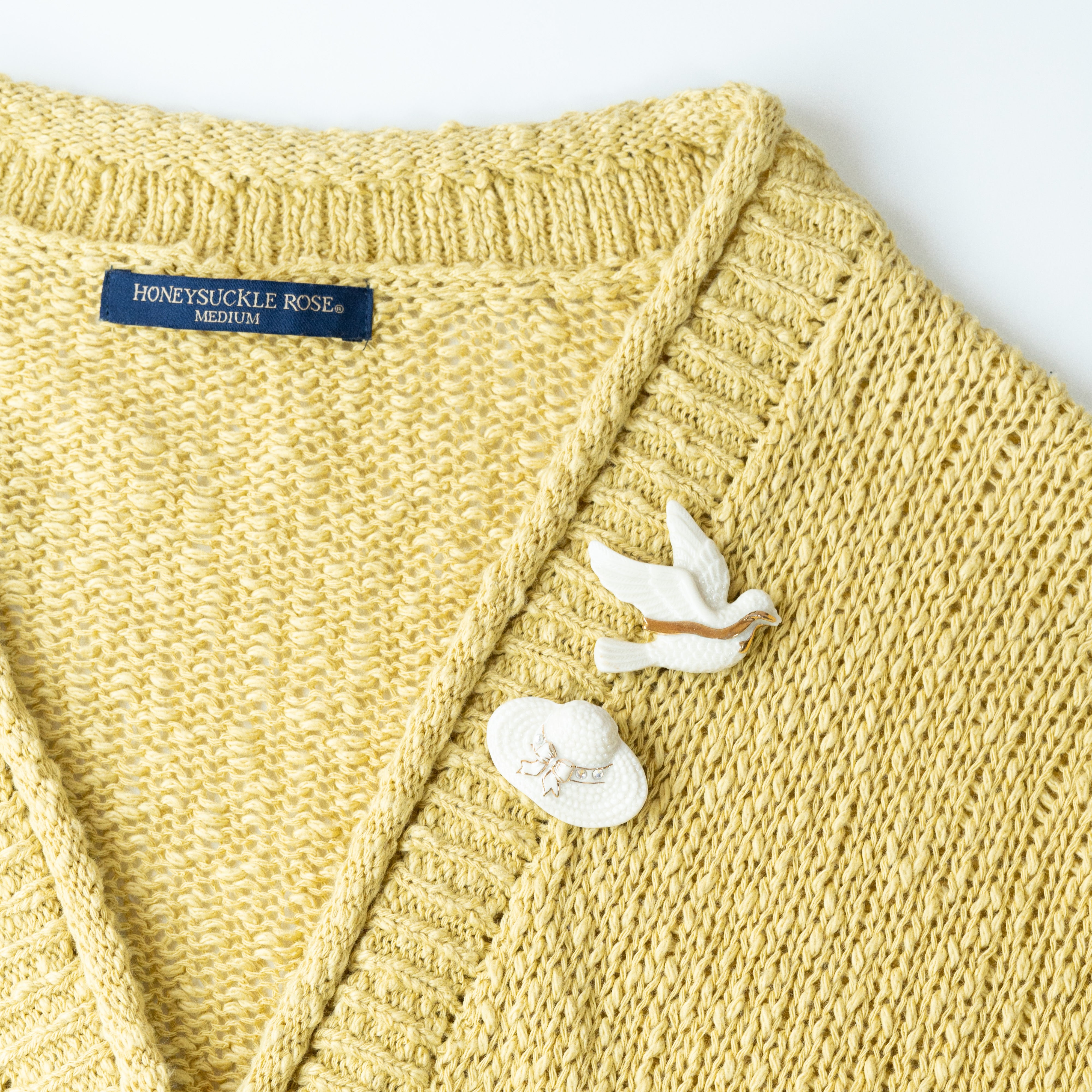 LENOX BONNET & DOVE ブローチセット