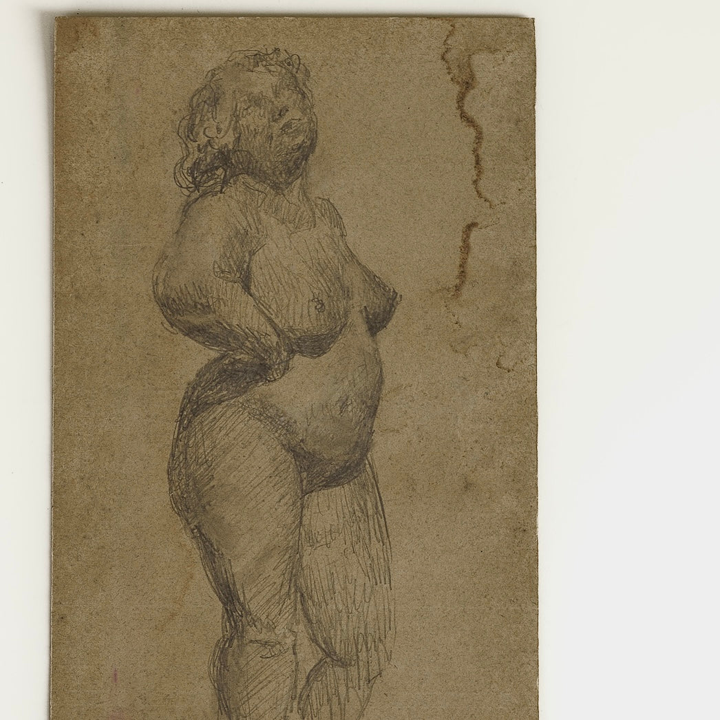 Early 20th|Académie d’après nature: Femme debout