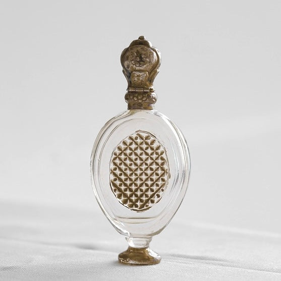 C. Late 19th–Early 20th | Diamond Relief Scent Glass Bottle