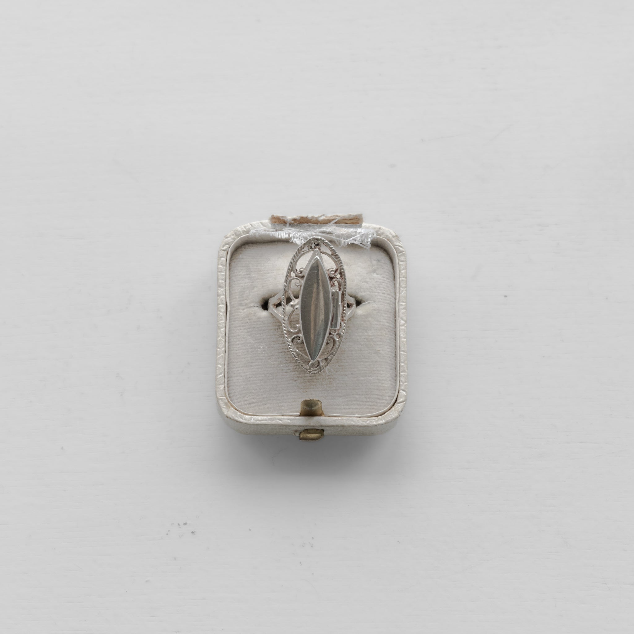 C.1900-1930| French Silver Filigree Secret Compartment Ring