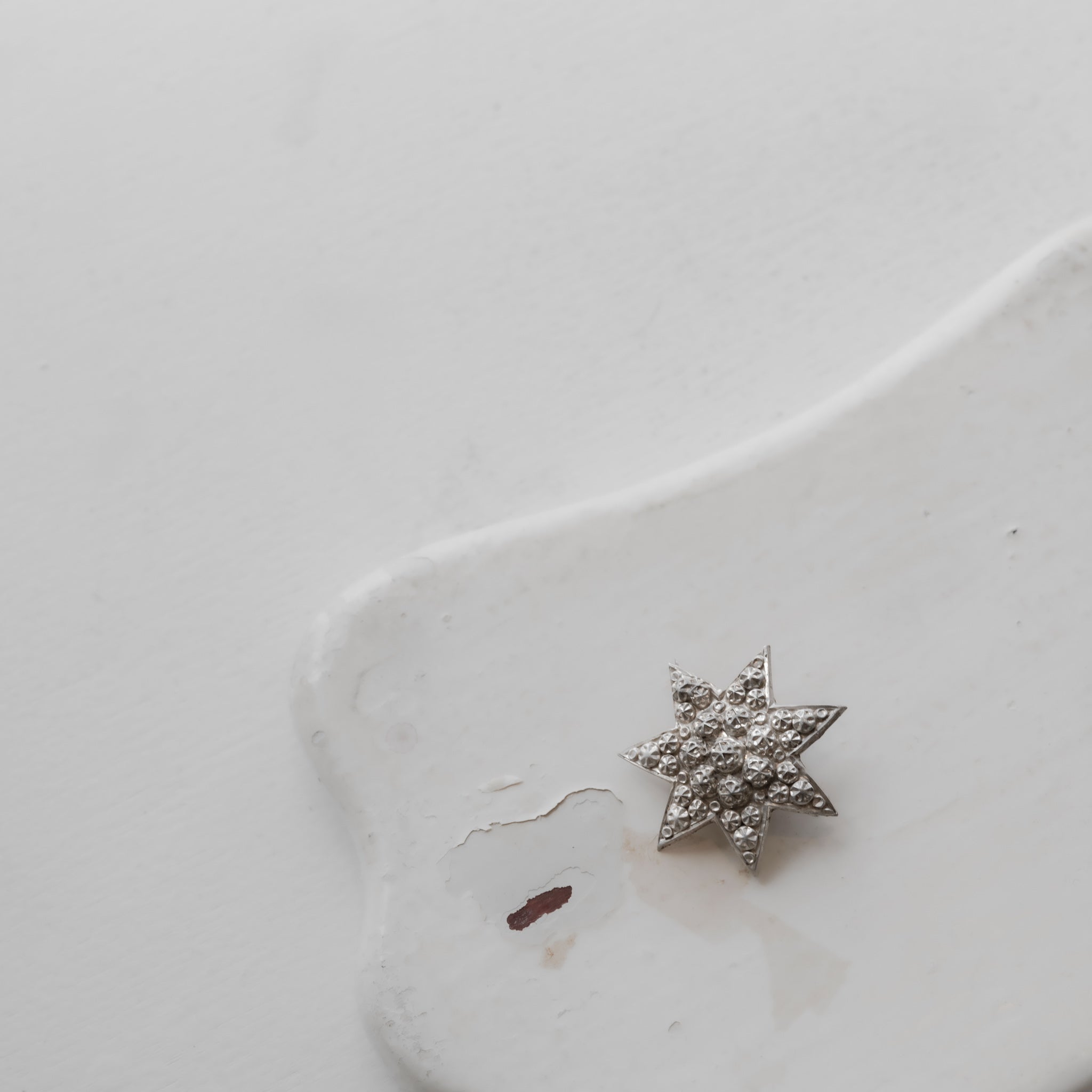 C.1900|"Heptagram" Silver Brooch