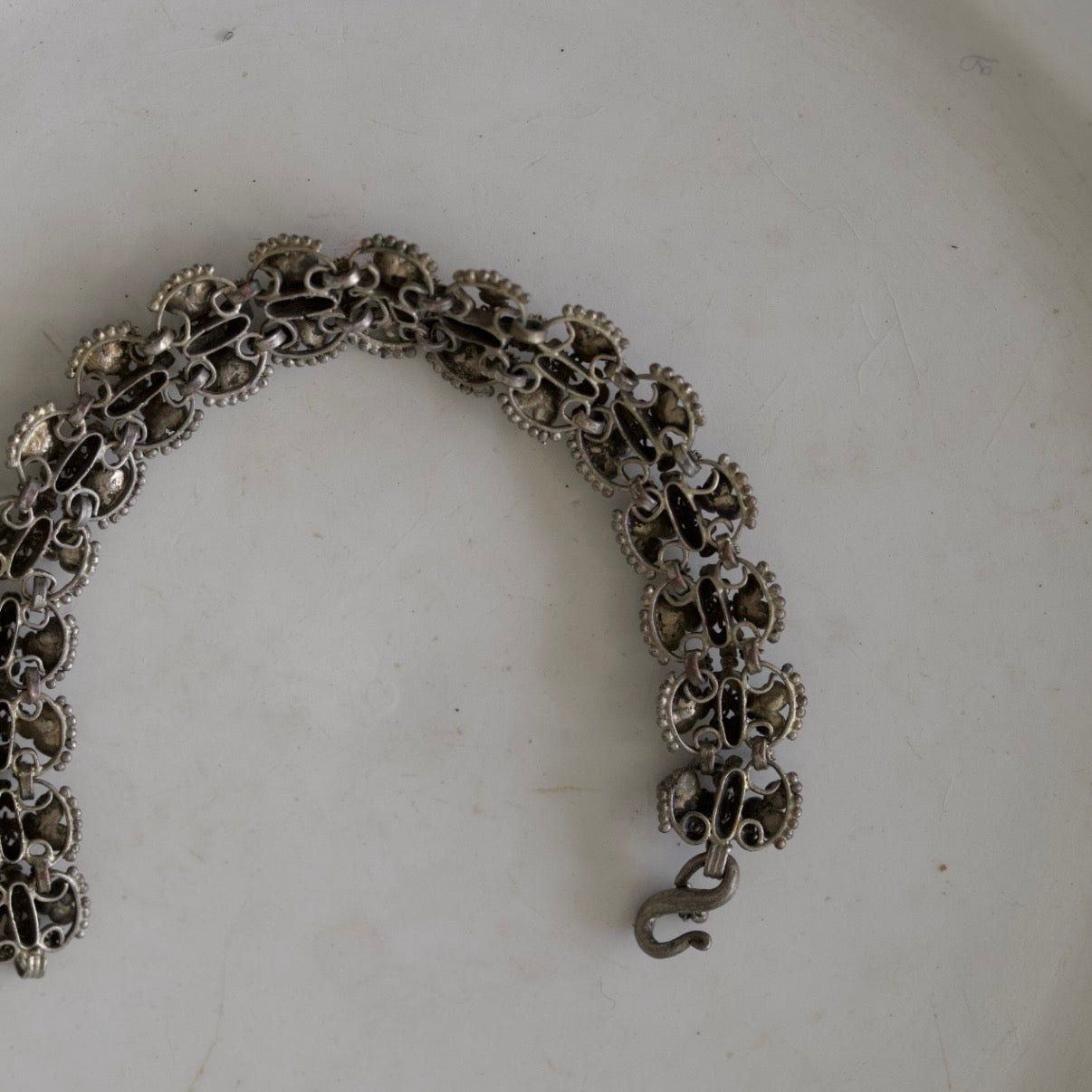 C.1880-1920|Folk Art Floral Garland Bracelet