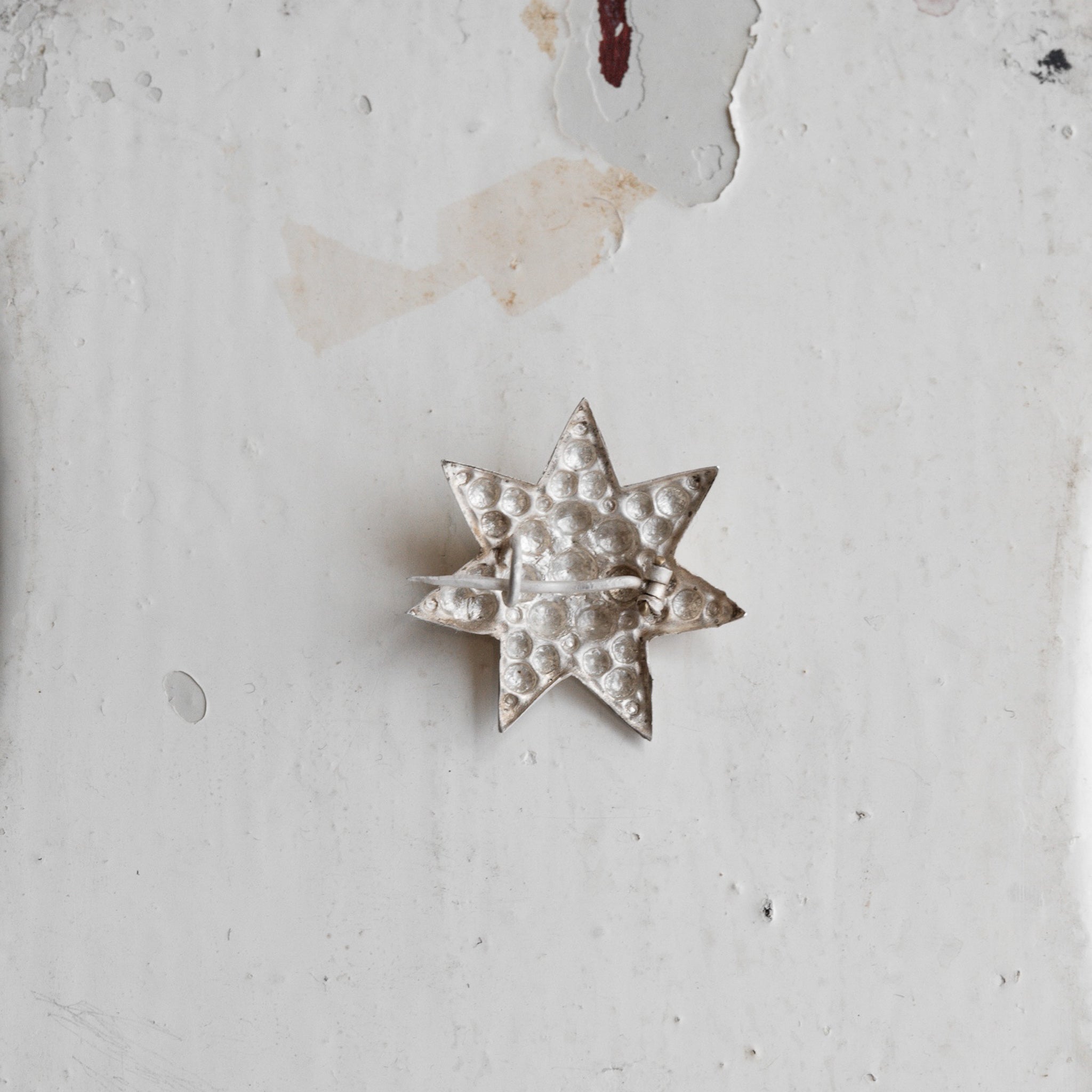 C.1900|"Heptagram" Silver Brooch