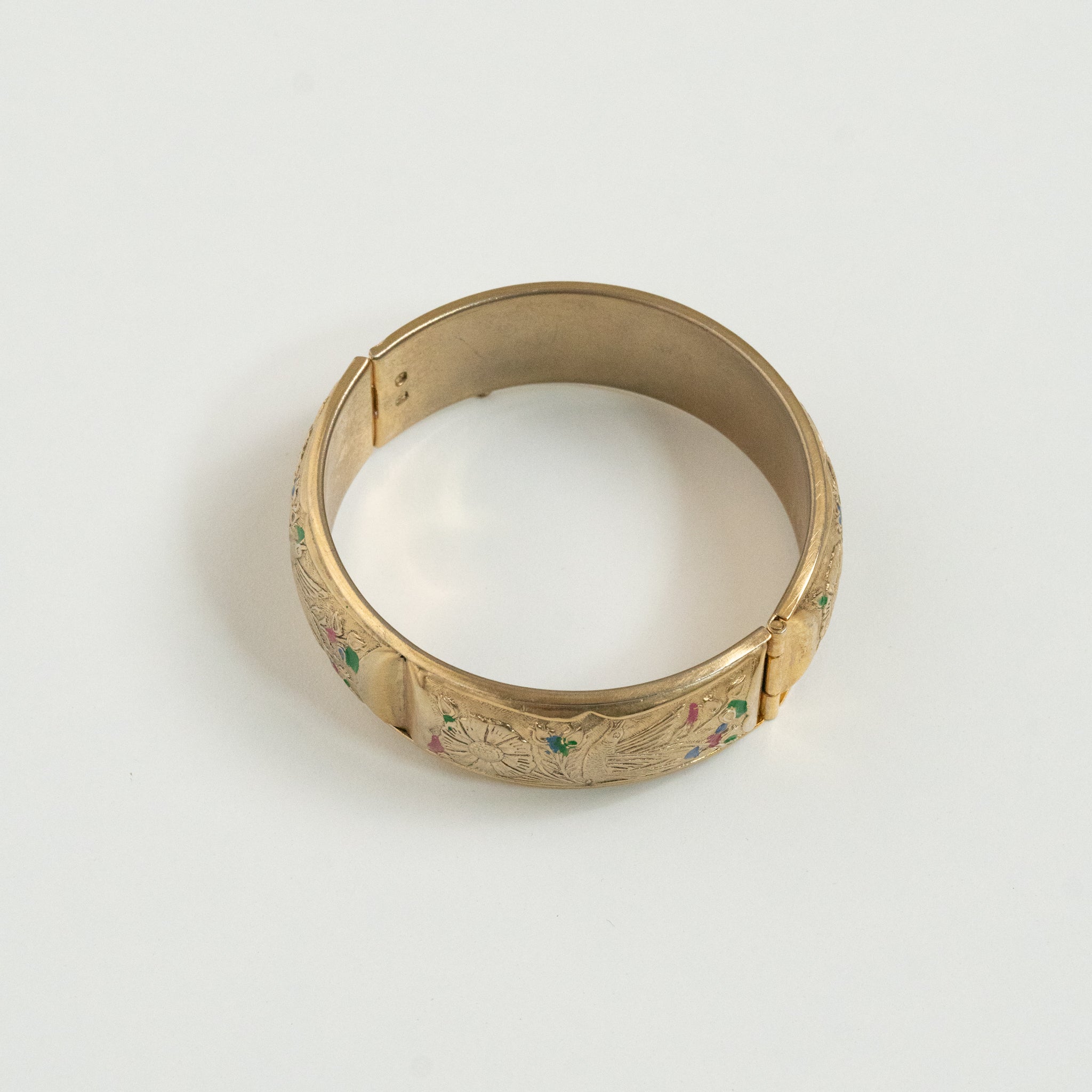 Gardenia Gold Tone Bracelet