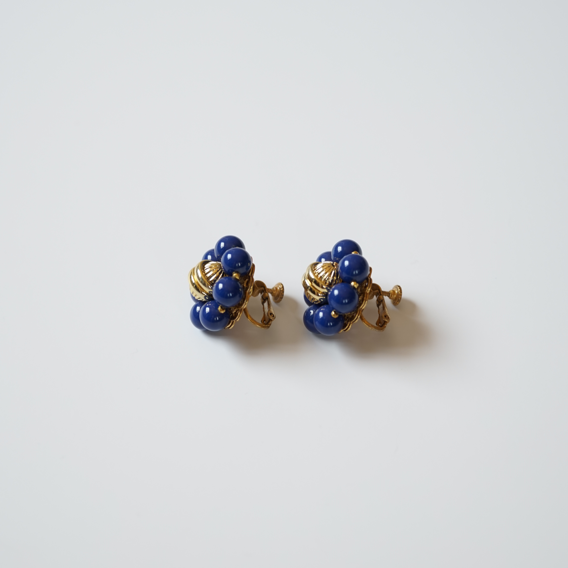 MIRIAM HASKELL DEEP BLUE EARRING<br>ミリアム・ハスケル<br> ディープブルー・イヤリング