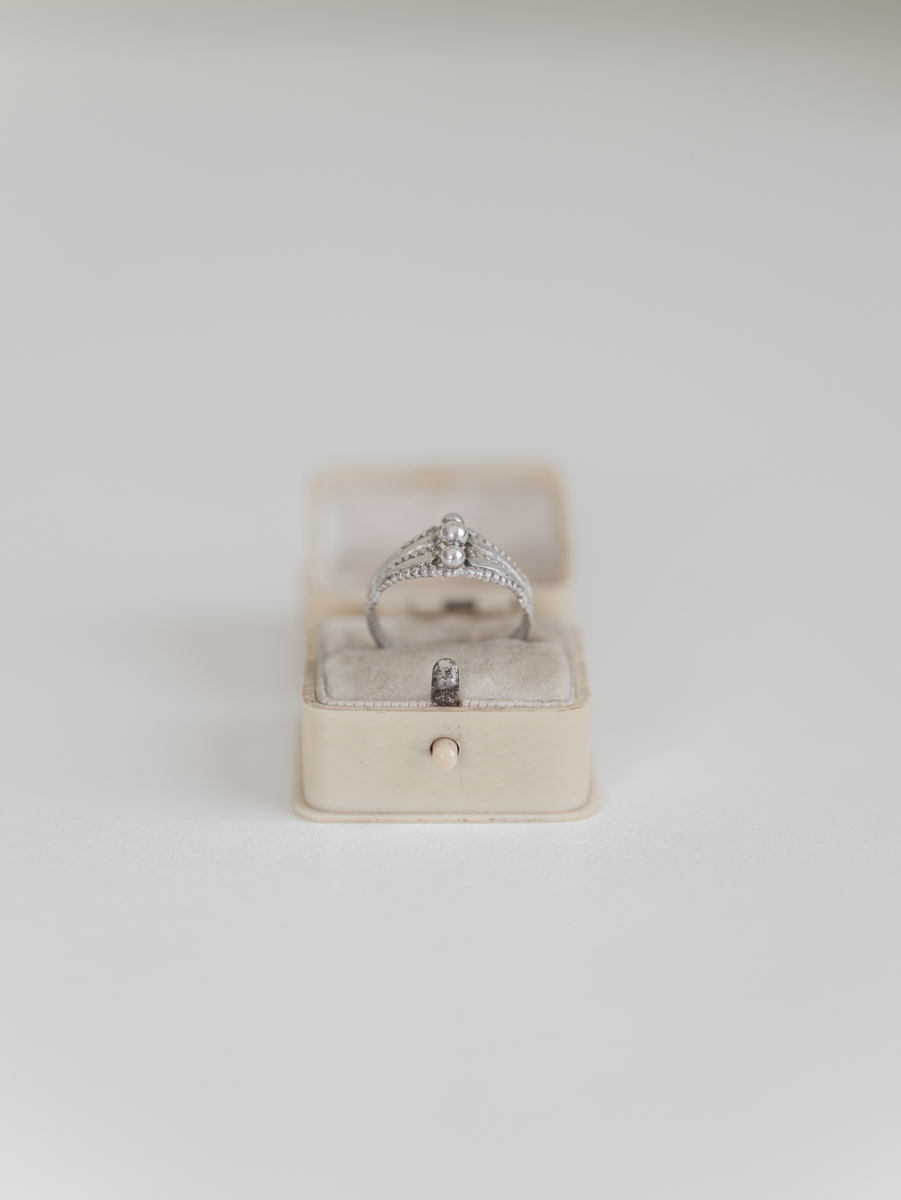 C.1900 Etruscan Revival French Silver Ring