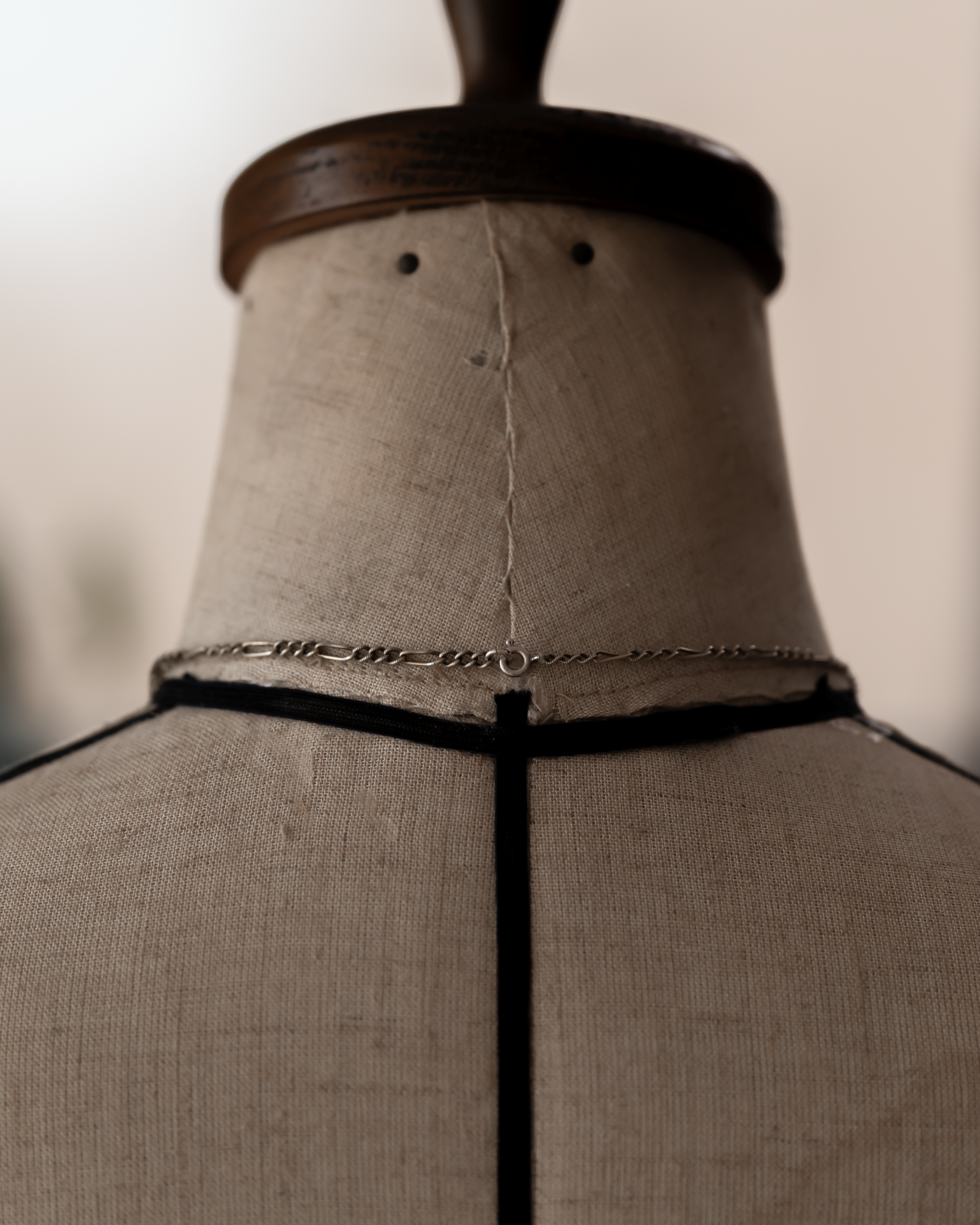 C.1950s Clear Crystal Rivière Necklace
