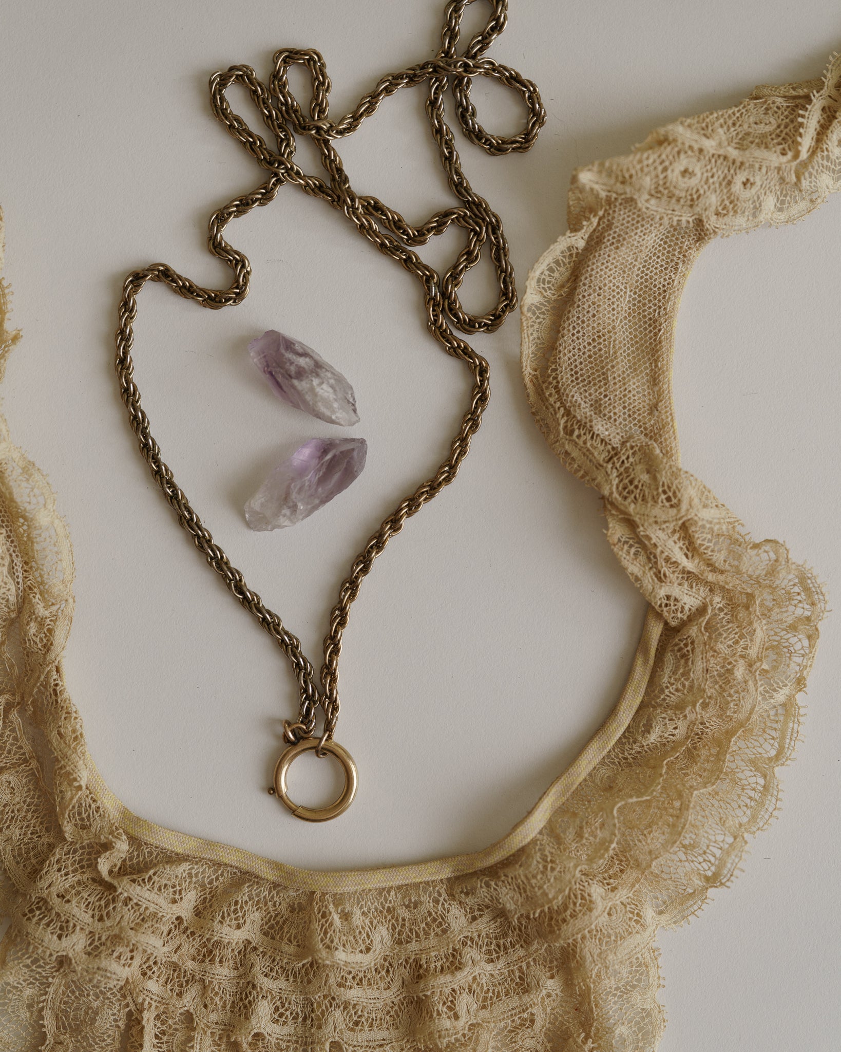 C.1920-1950|Twisted Rope Long Chain