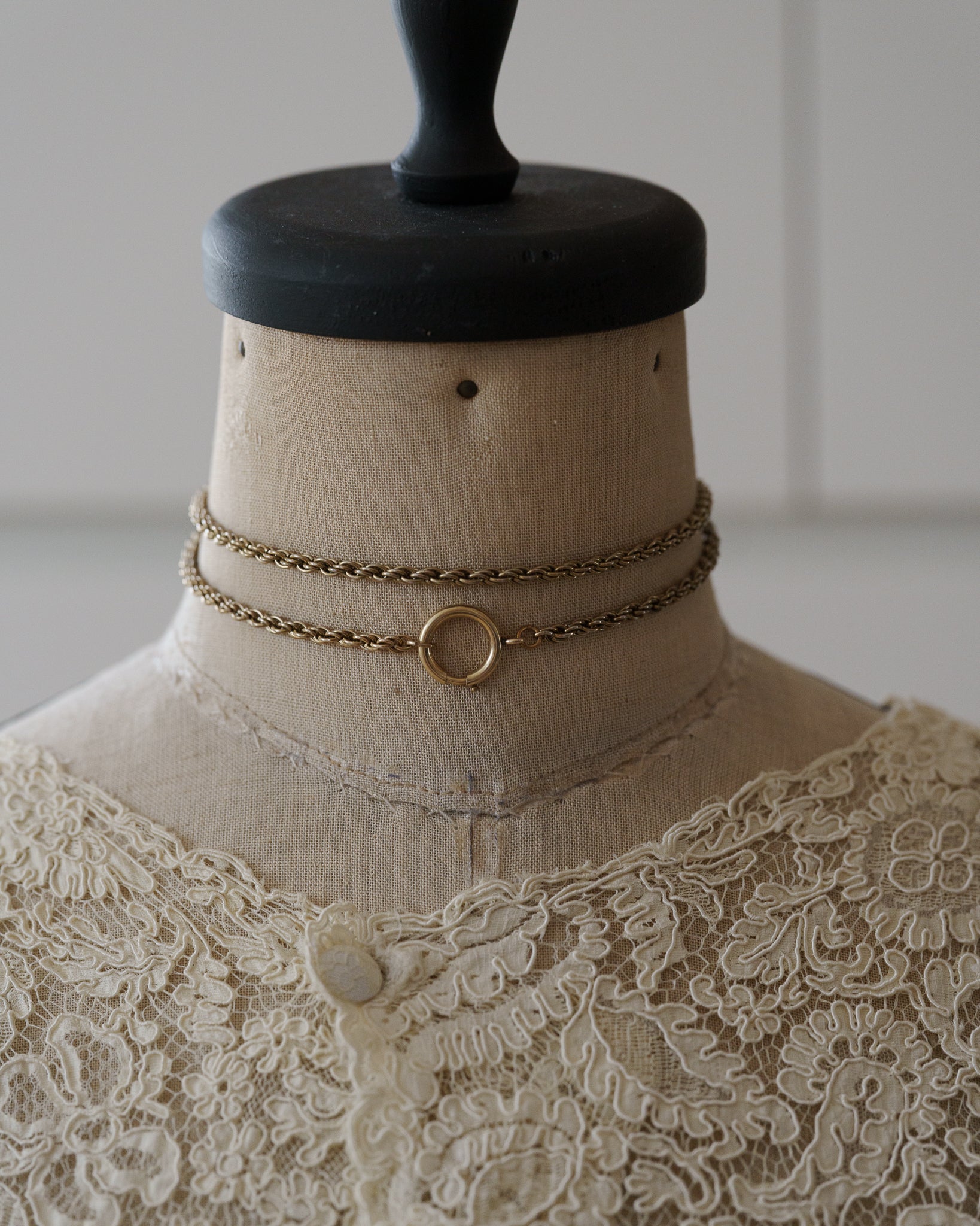 C.1920-1950|Twisted Rope Long Chain