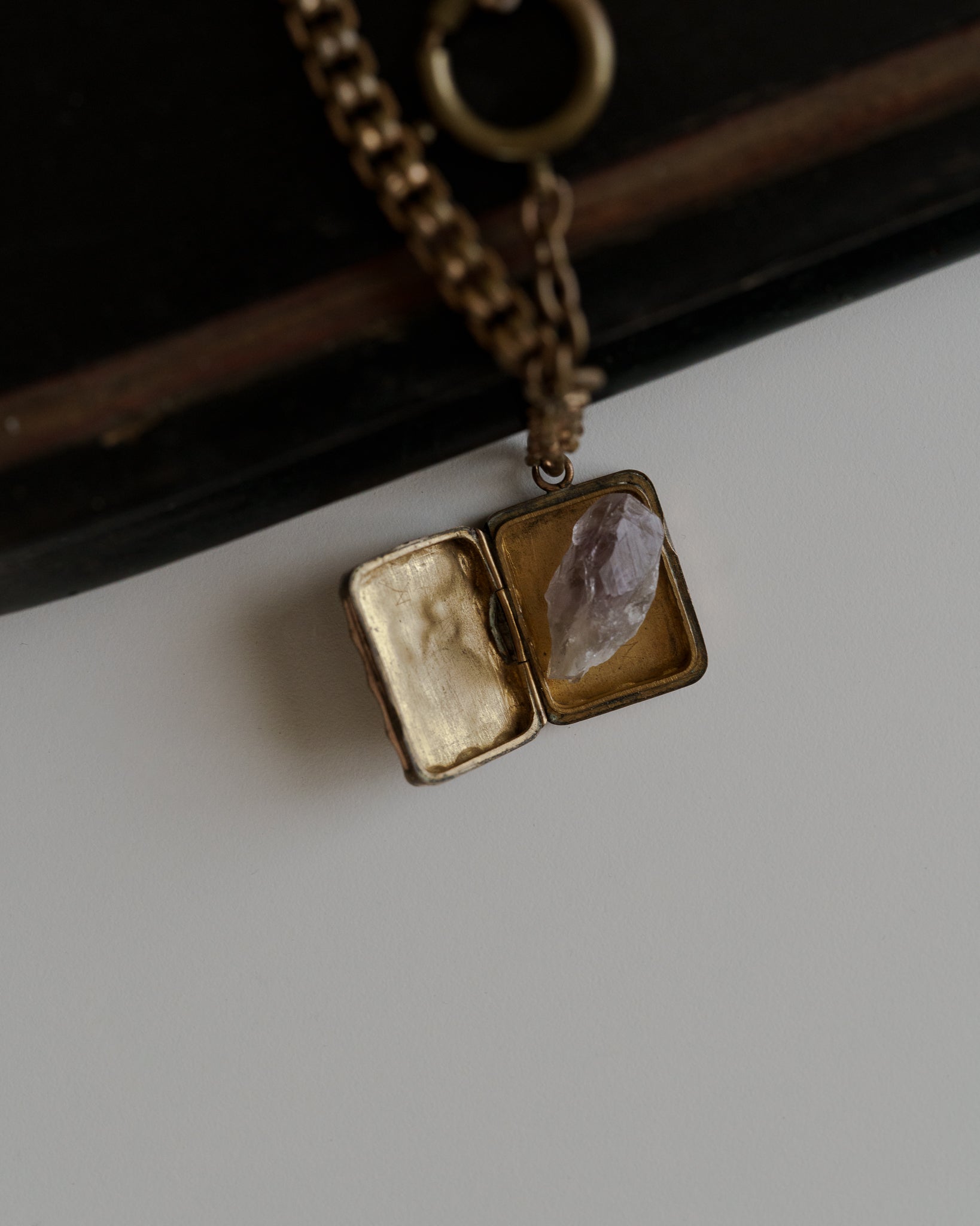 C.1890-1910|Fleur-de-Lis Locket on an Albert Chain