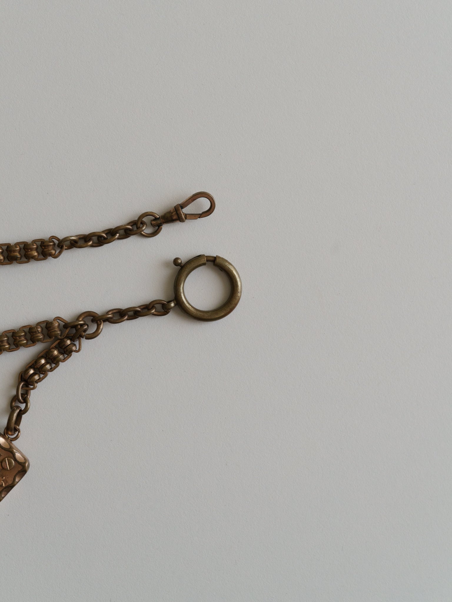 C.1890-1910|Fleur-de-Lis Locket on an Albert Chain