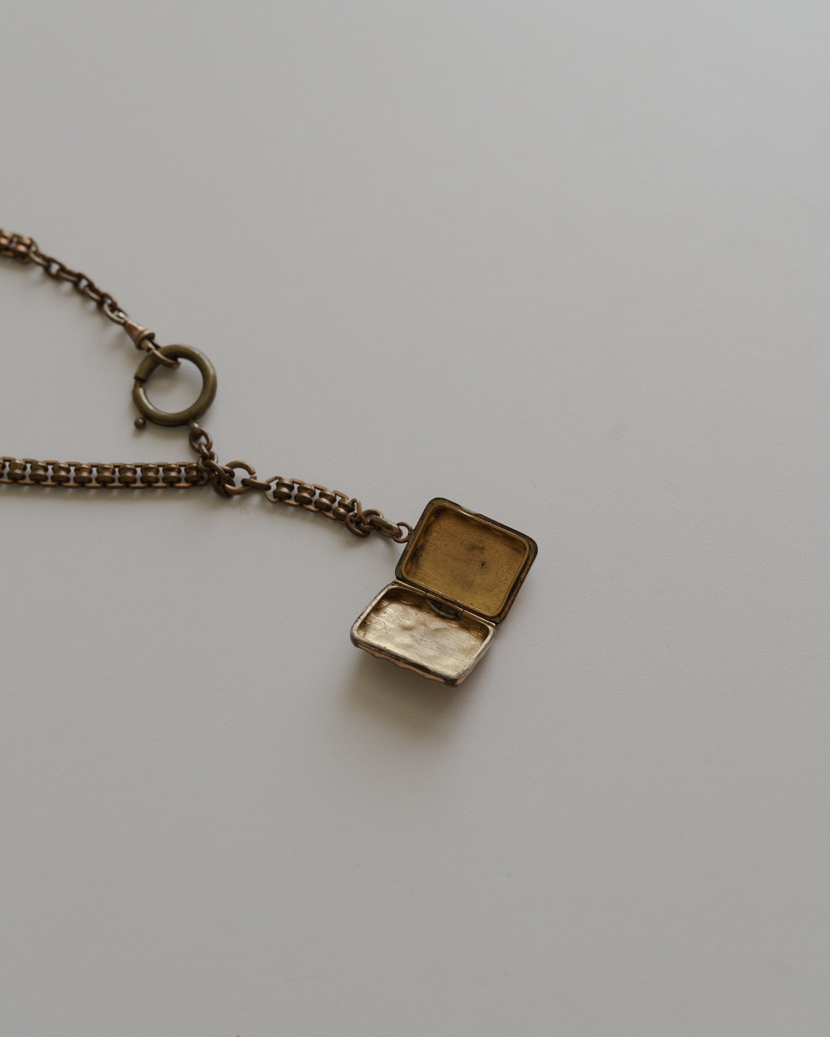 C.1890-1910|Fleur-de-Lis Locket on an Albert Chain