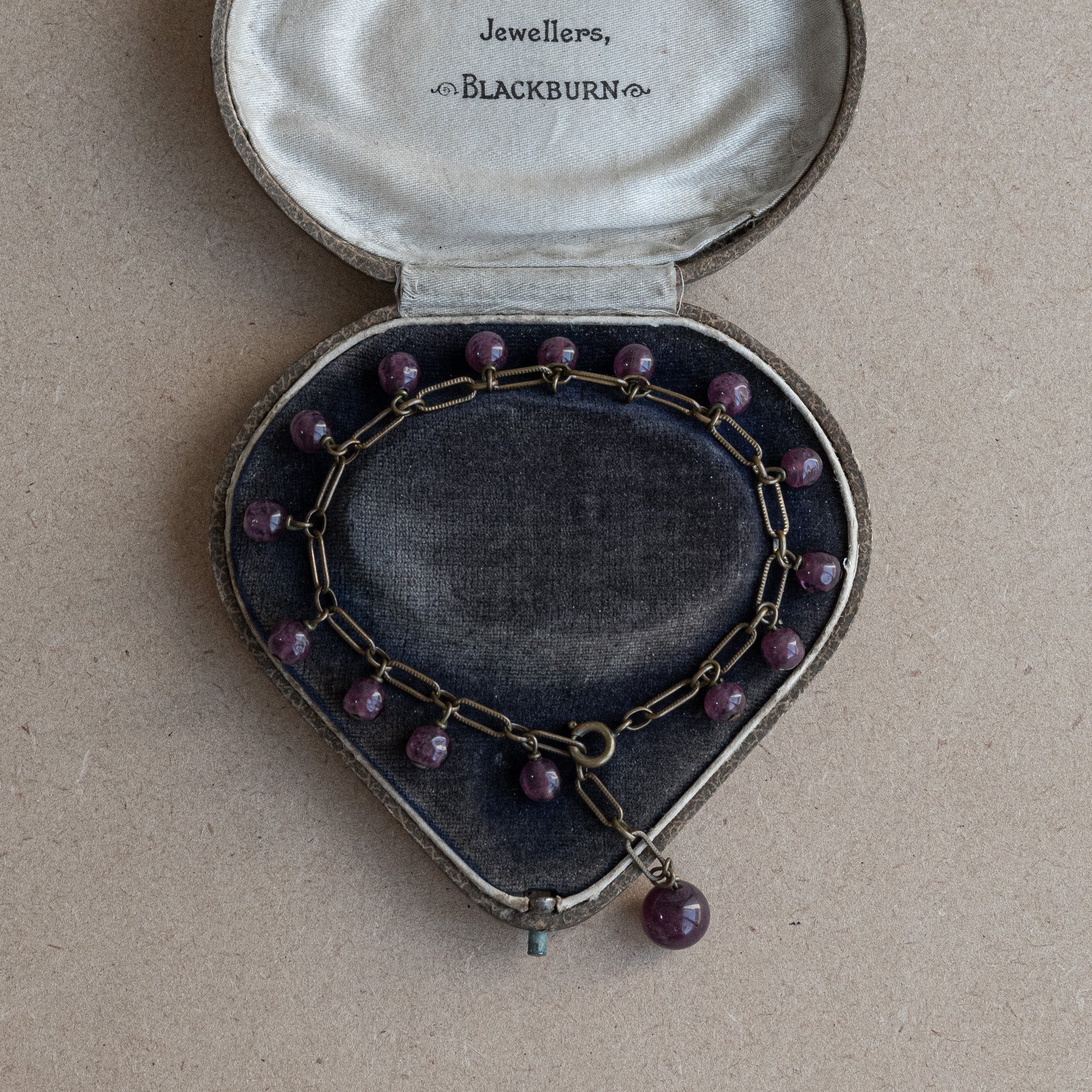 Amethyst Glass Petit Berry Bracelet
