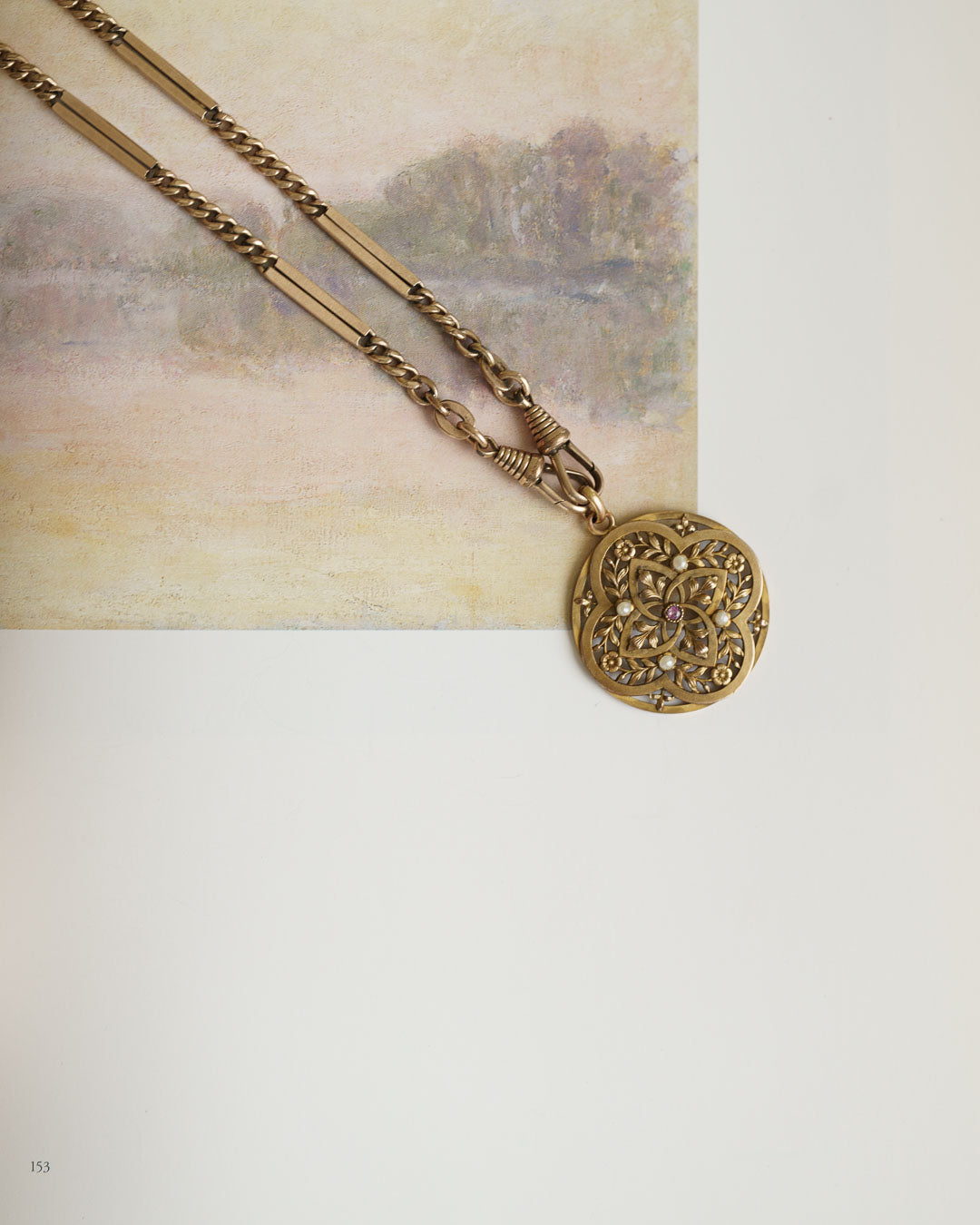 C.1900-1915|FIX Seed Pearl Pendant Top