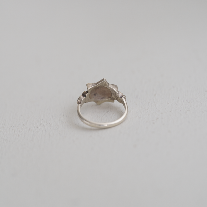 C.1920-1930|Starburst Marcasite Silver Ring