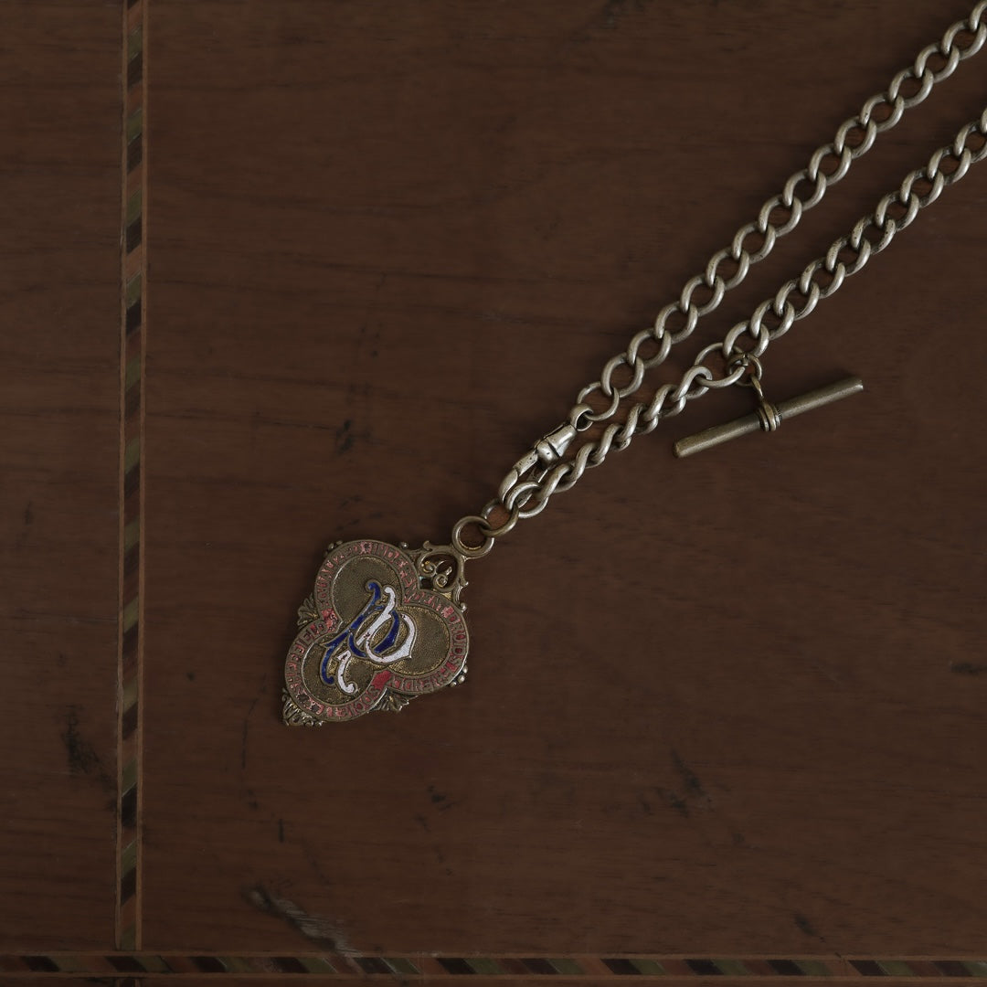 1901｜British Watch Chain with Commemorative Medal