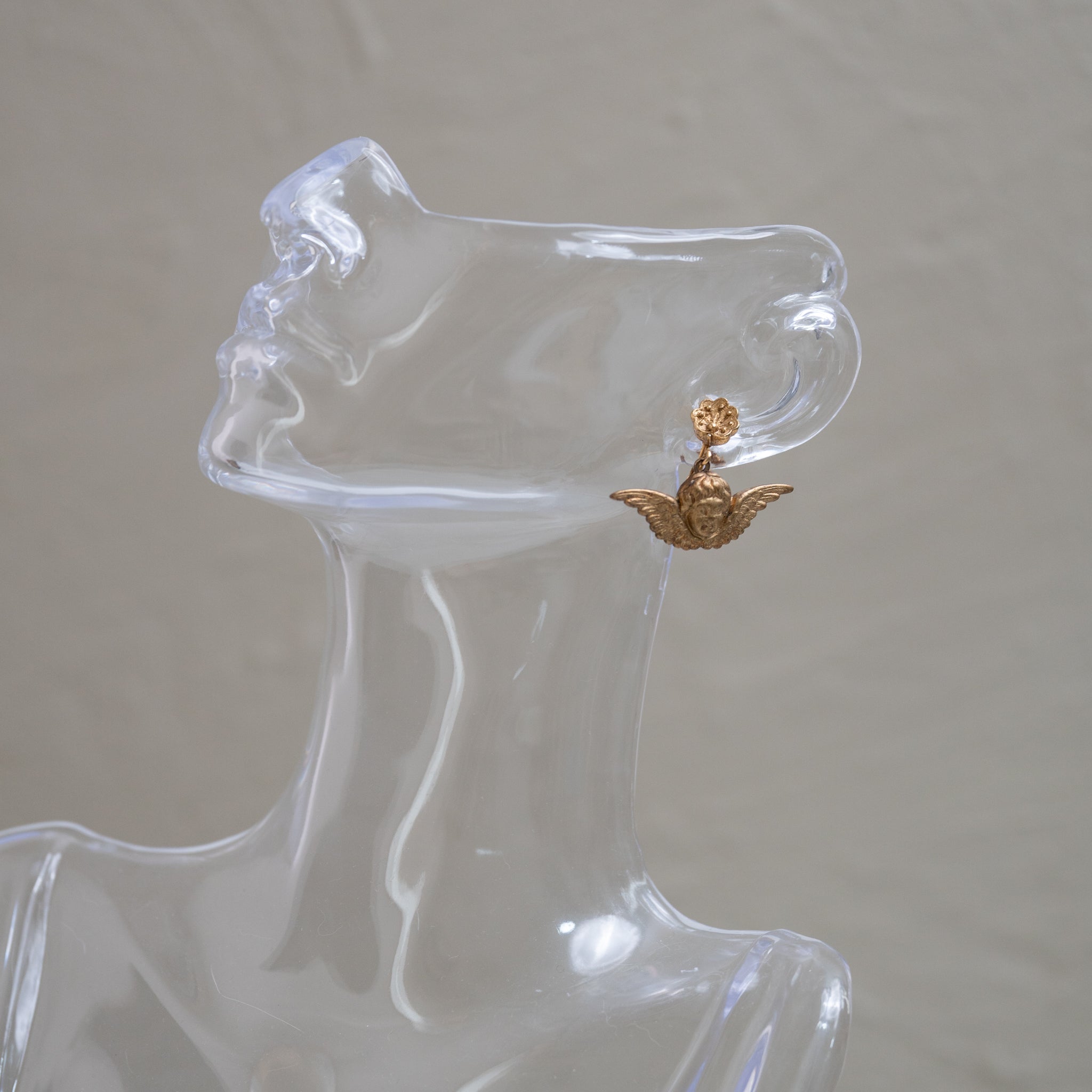 France Angel Face Earrings