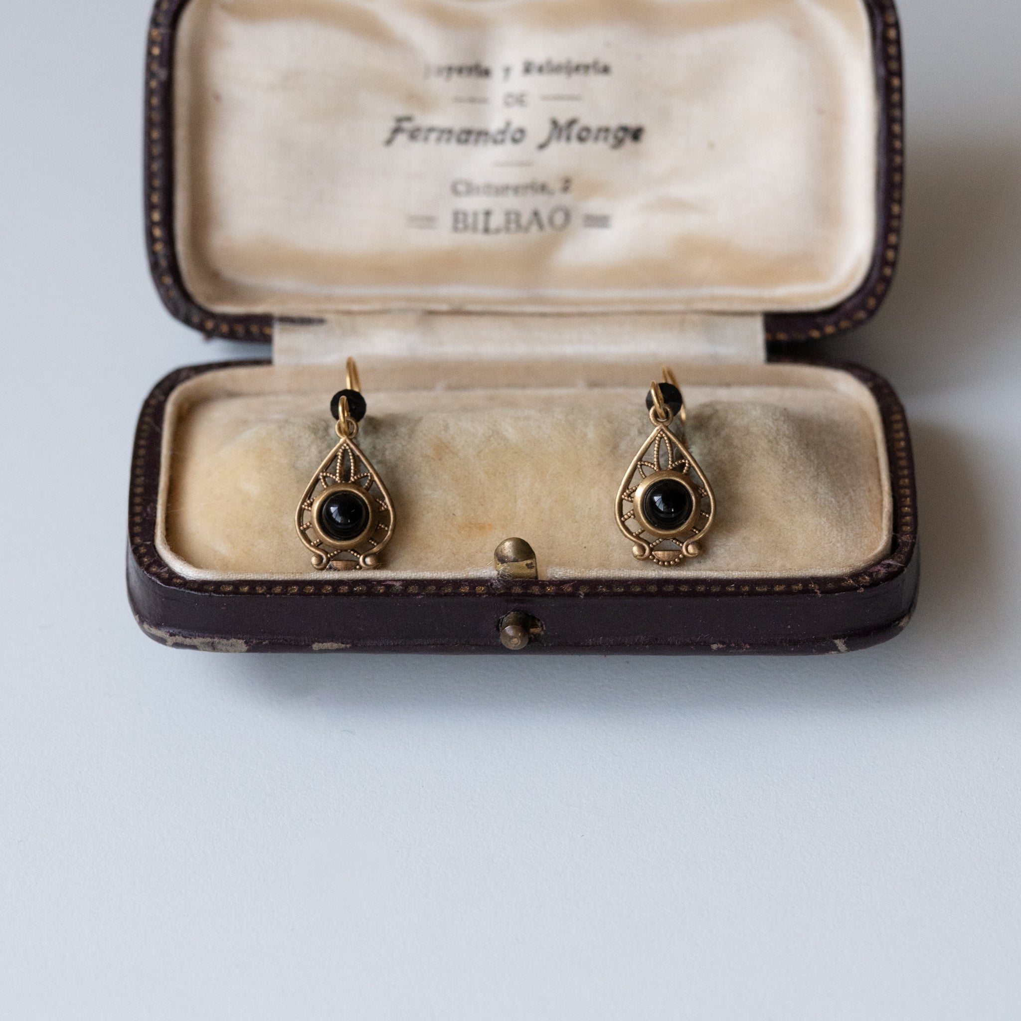 Onyx Austrian Crystal Earrings
