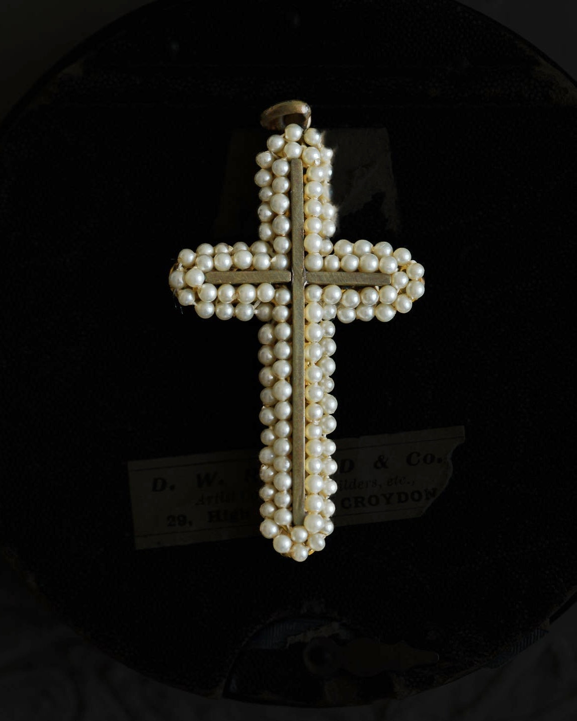 C.1900｜Croix de Lune｜パールクロスペンダント