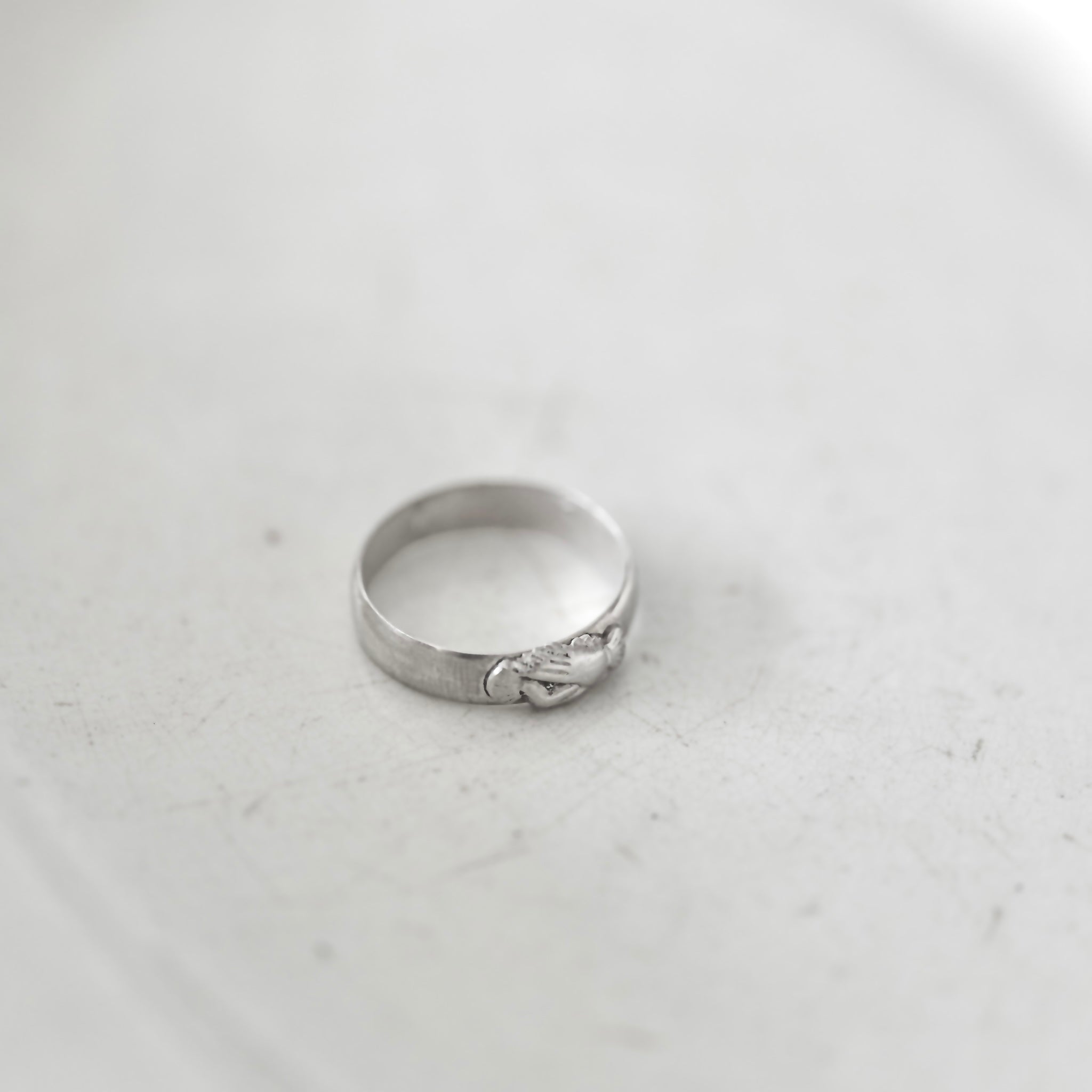 C1890-1920｜French Silver Fede Ring