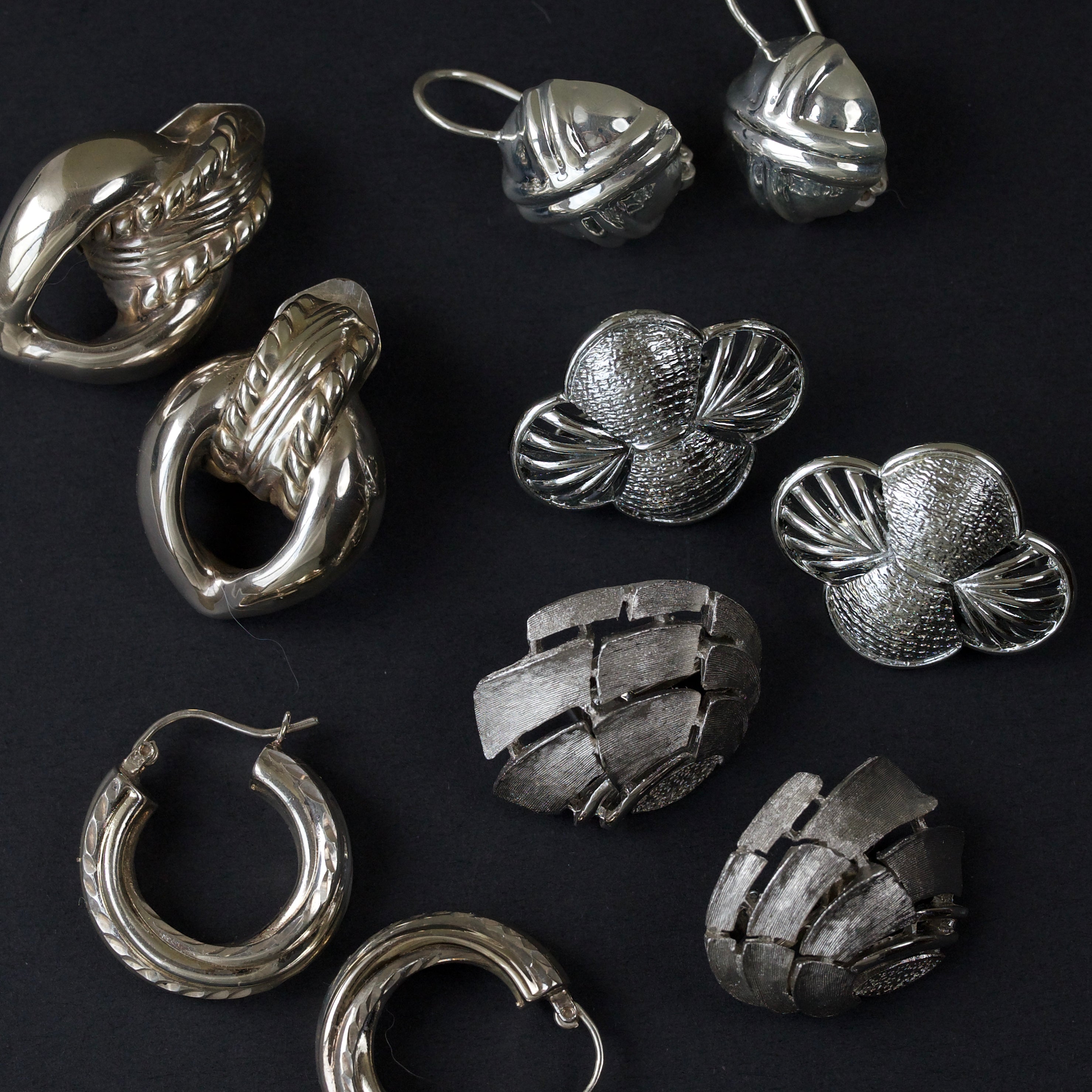 PUCCINI Silver Tone Earrings