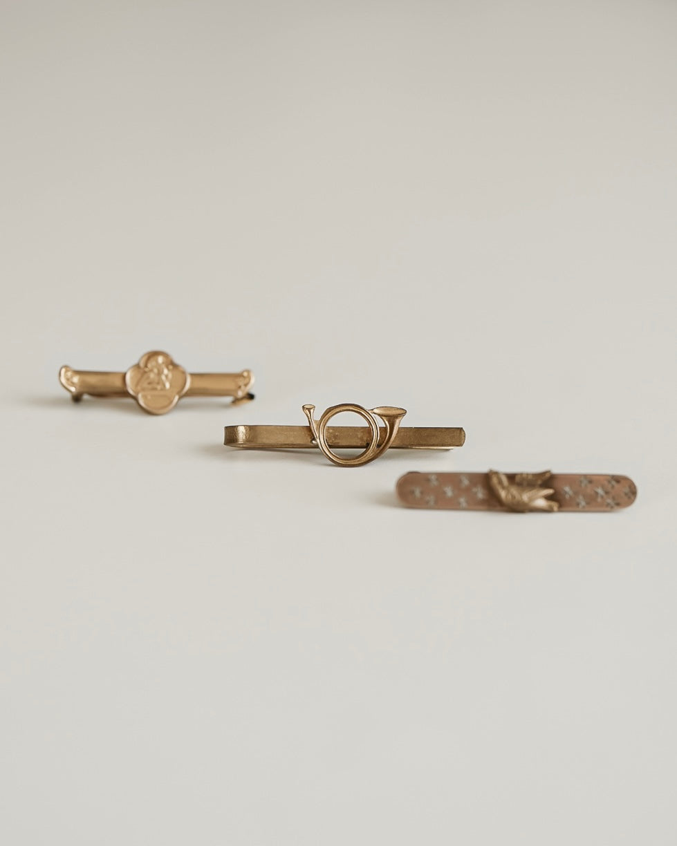 C.1920｜Hunting Horn Motif Tie Clip