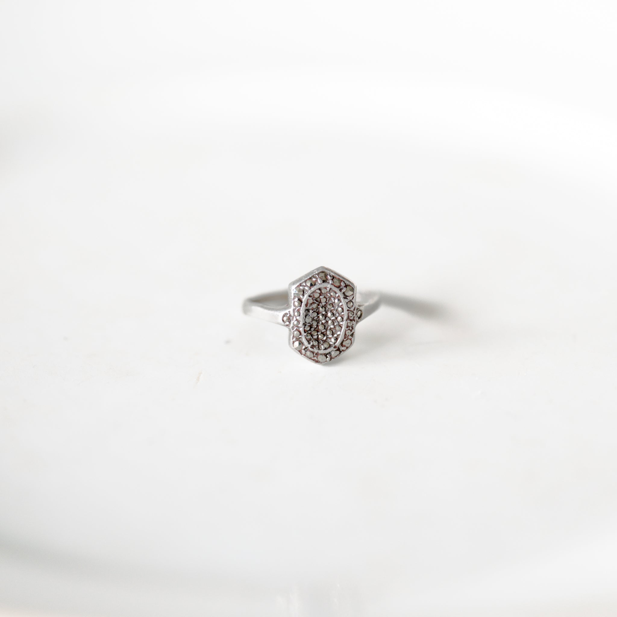 C.1930-1950｜Petit Marcasite Silver Ring