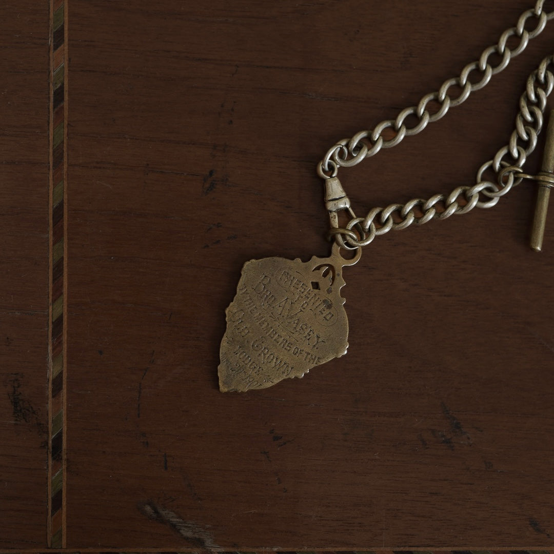 1901｜British Watch Chain with Commemorative Medal