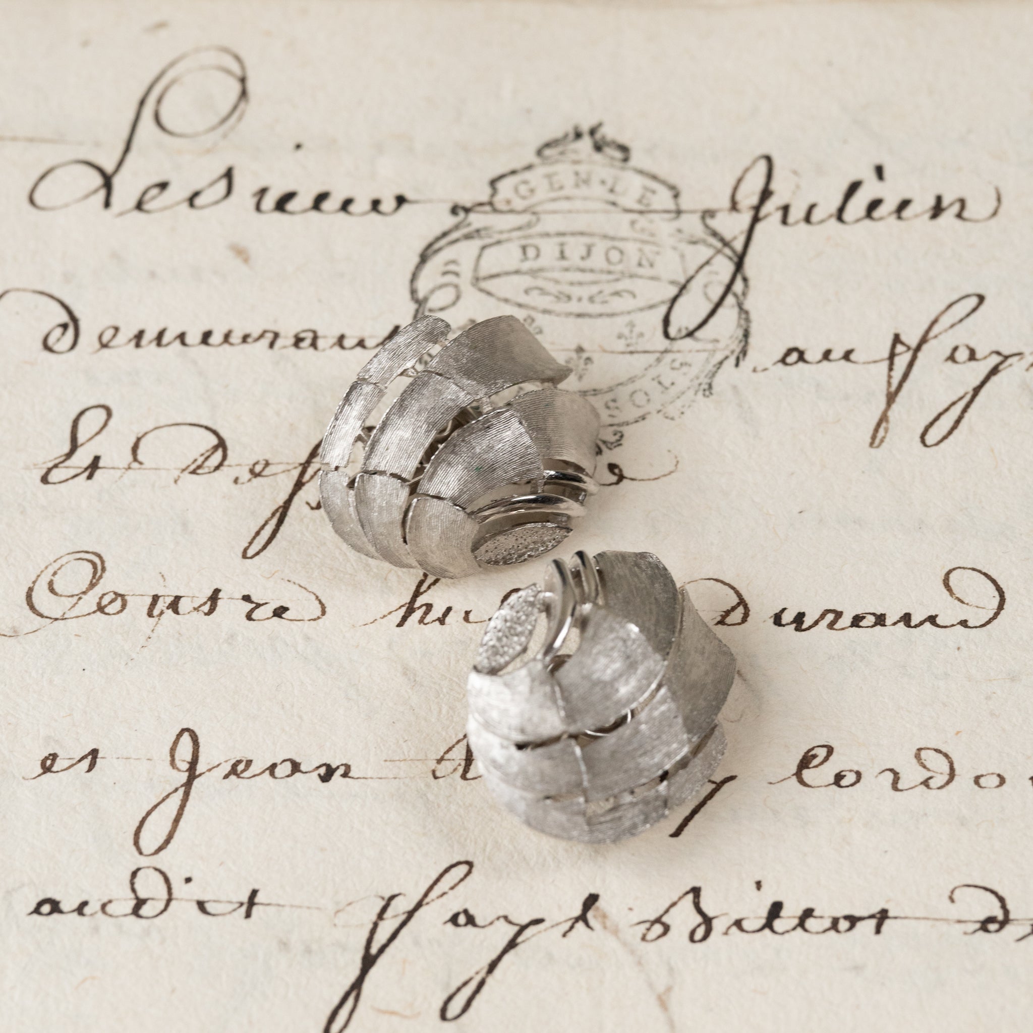 PUCCINI Silver Tone Earrings