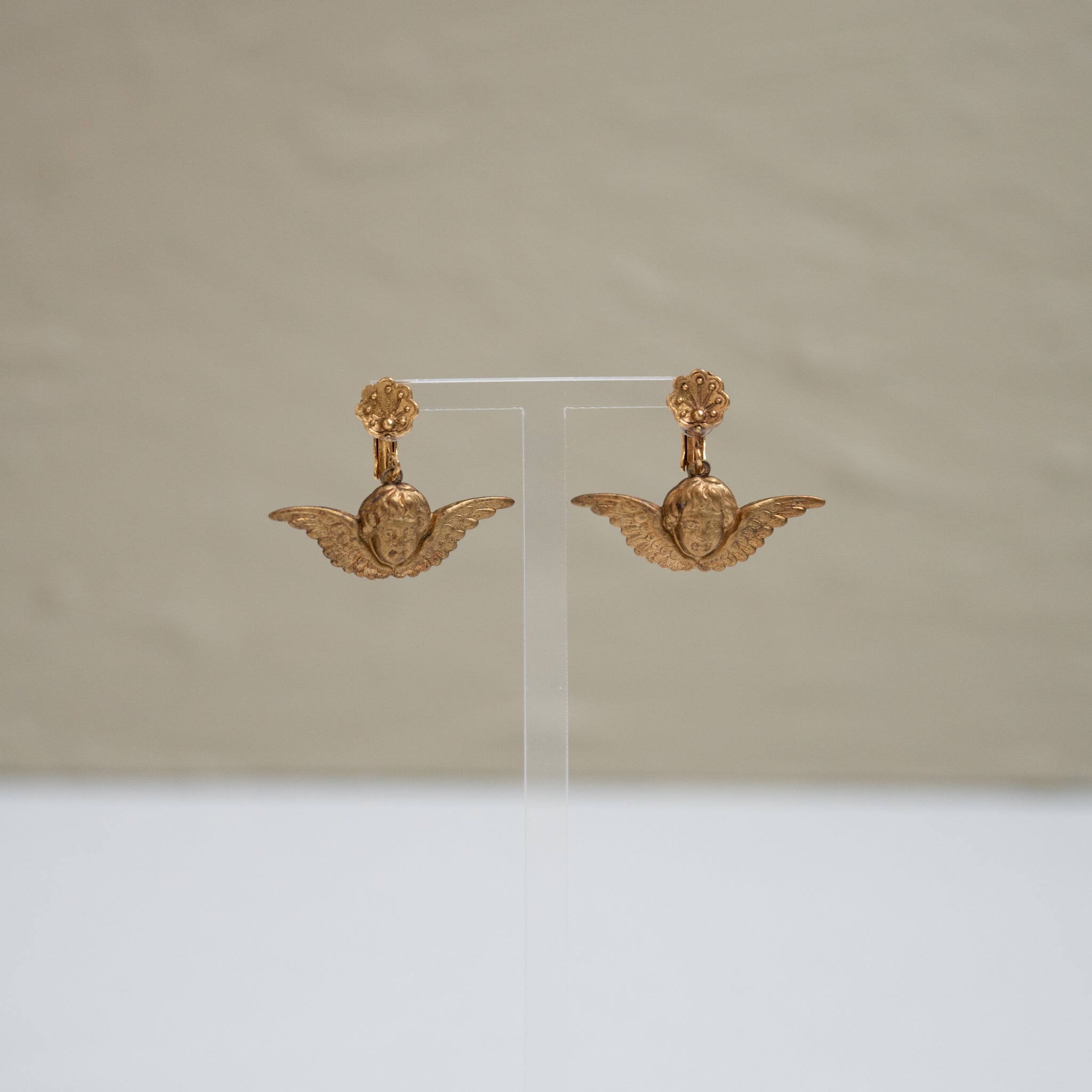 France Angel Face Earrings