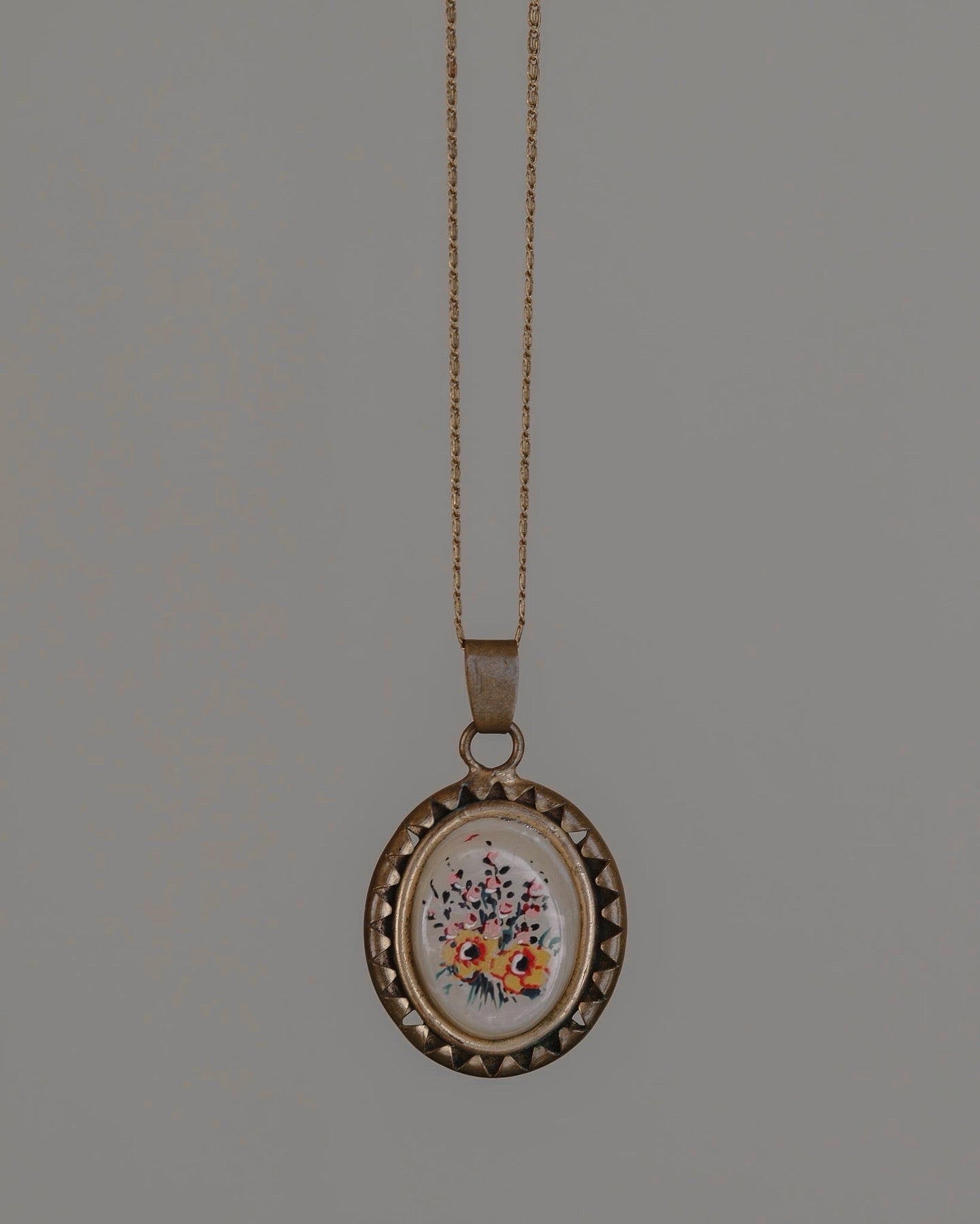 C.1940- "Souvenir Charmant" フラワーネックレス