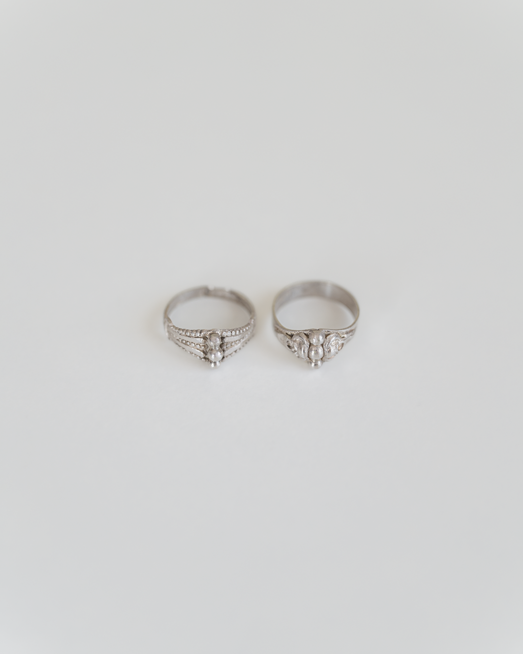 C.1900 "Bourgeon" French Silver Ring