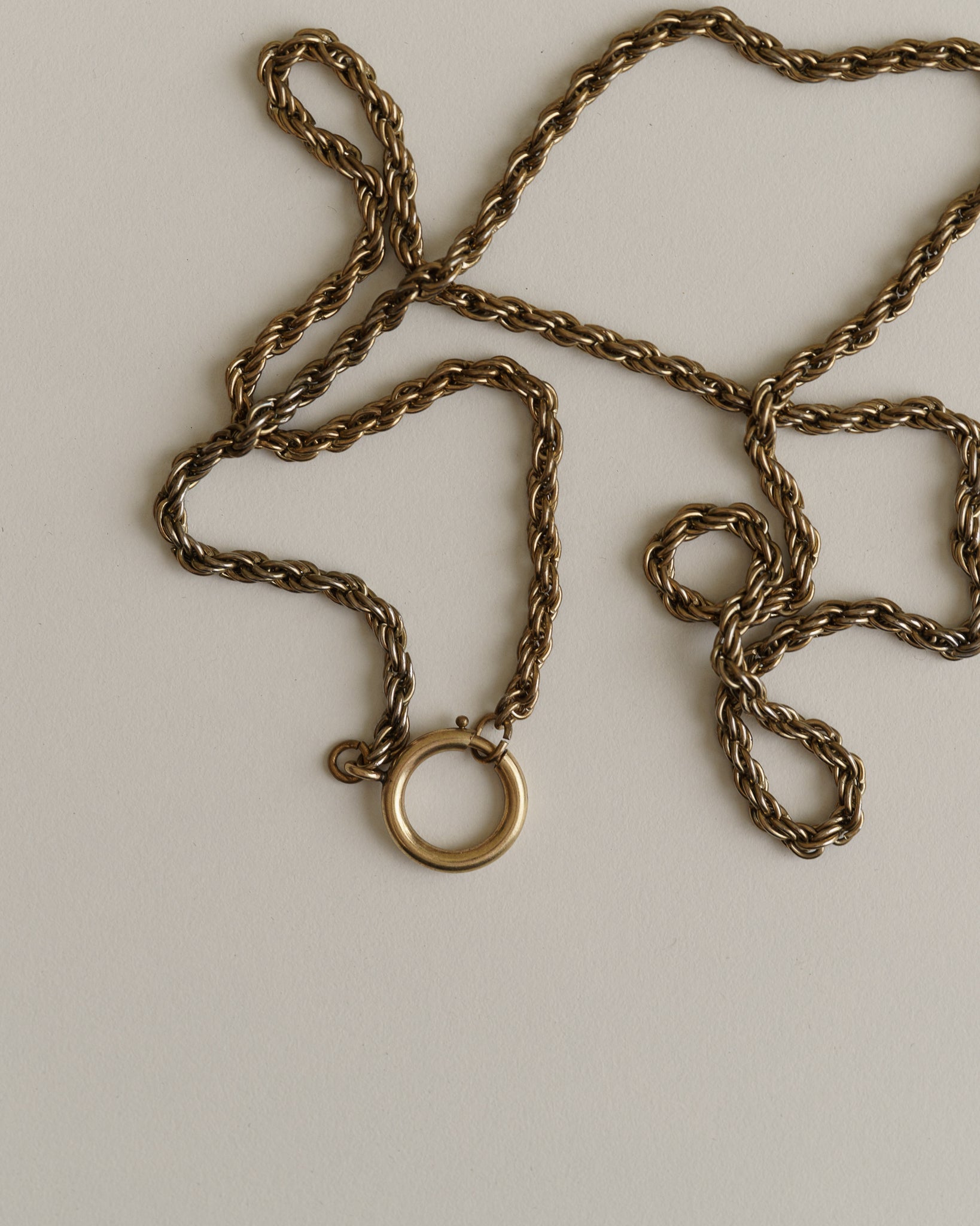 C.1920-1950｜ツイスト ロープ ロングチェーン