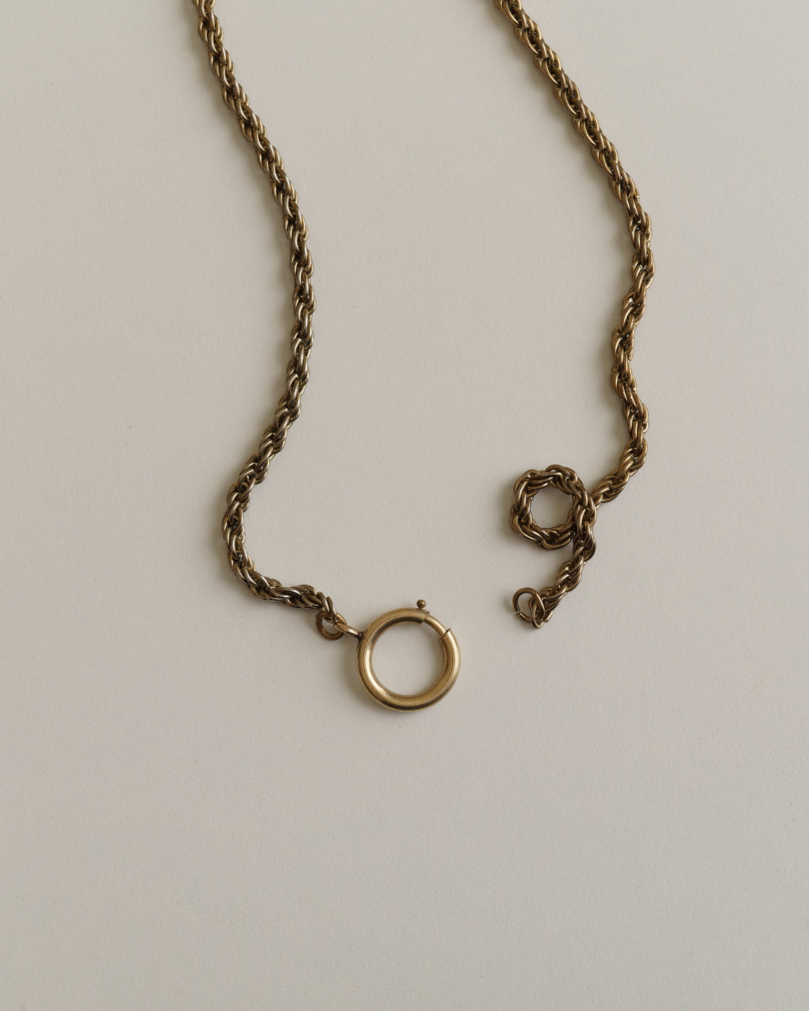 C.1920-1950｜ツイスト ロープ ロングチェーン