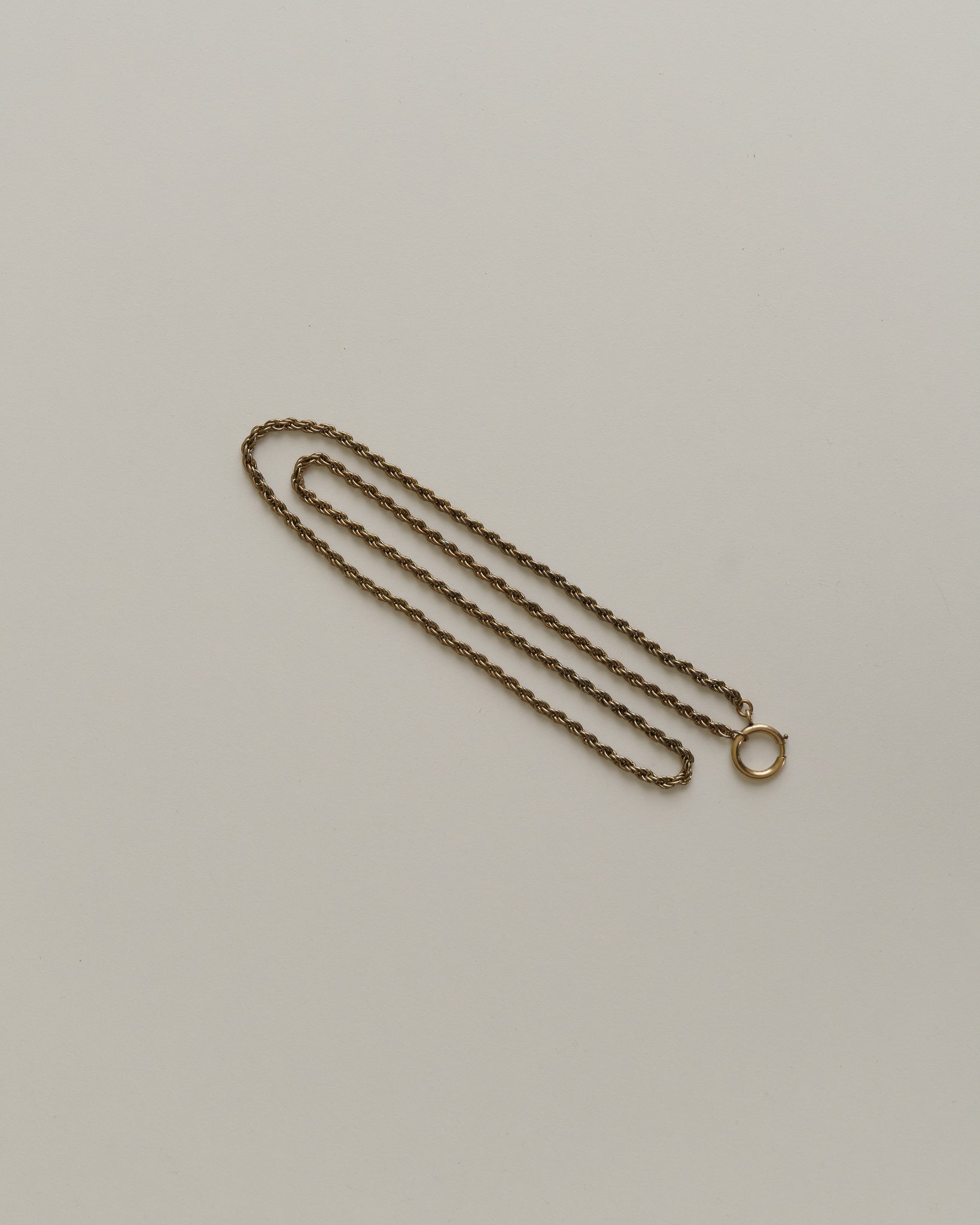 C.1920-1950｜ツイスト ロープ ロングチェーン