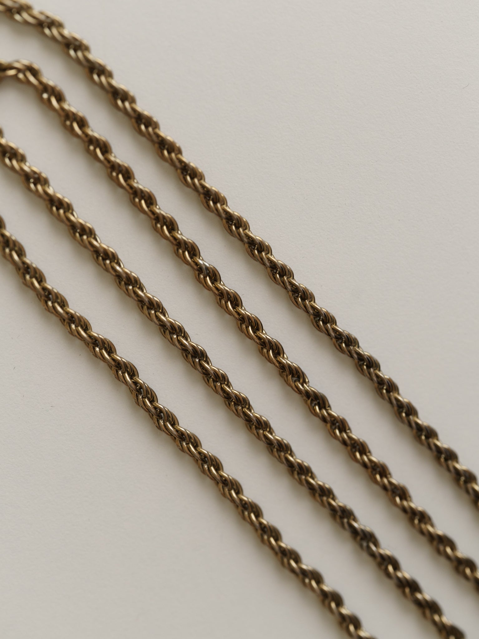 C.1920-1950｜ツイスト ロープ ロングチェーン
