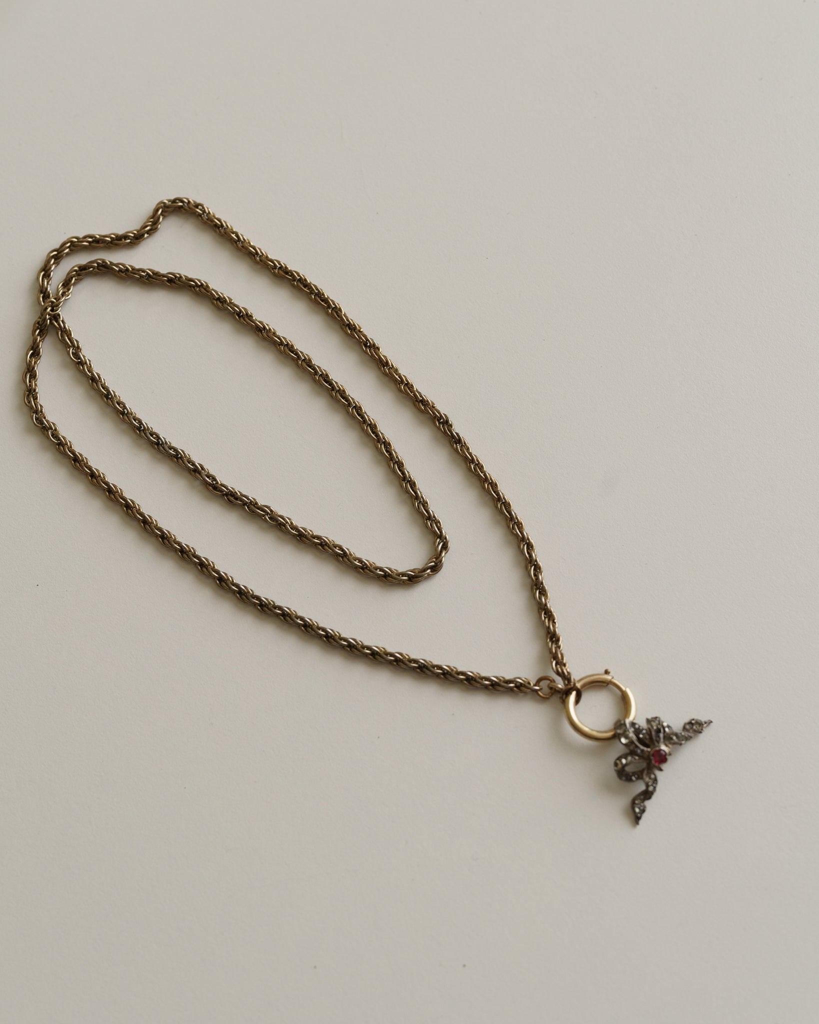 C.1920-1950｜ツイスト ロープ ロングチェーン