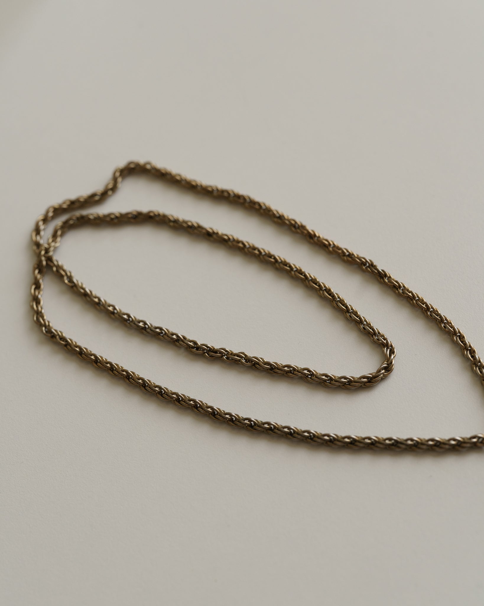 C.1920-1950｜ツイスト ロープ ロングチェーン