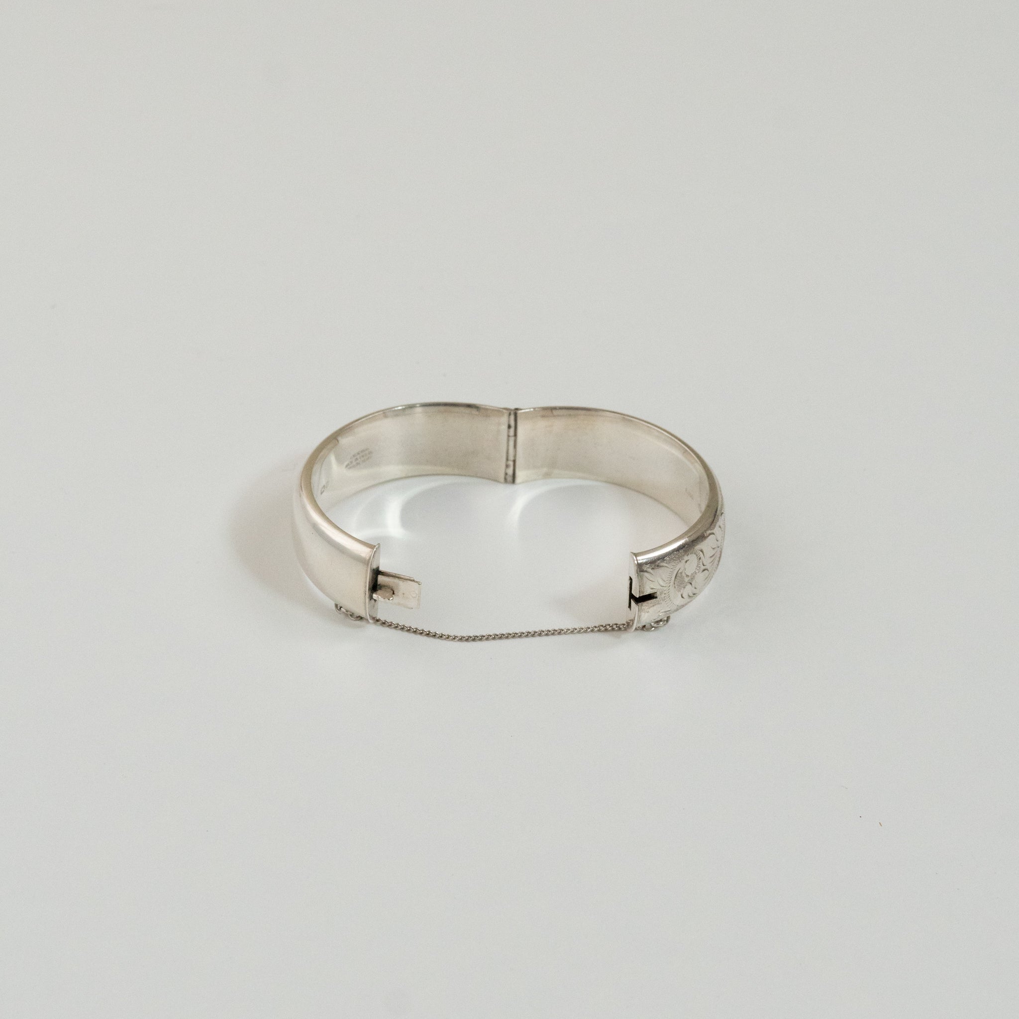 1978s Arabesque Sterling Silver Bangle