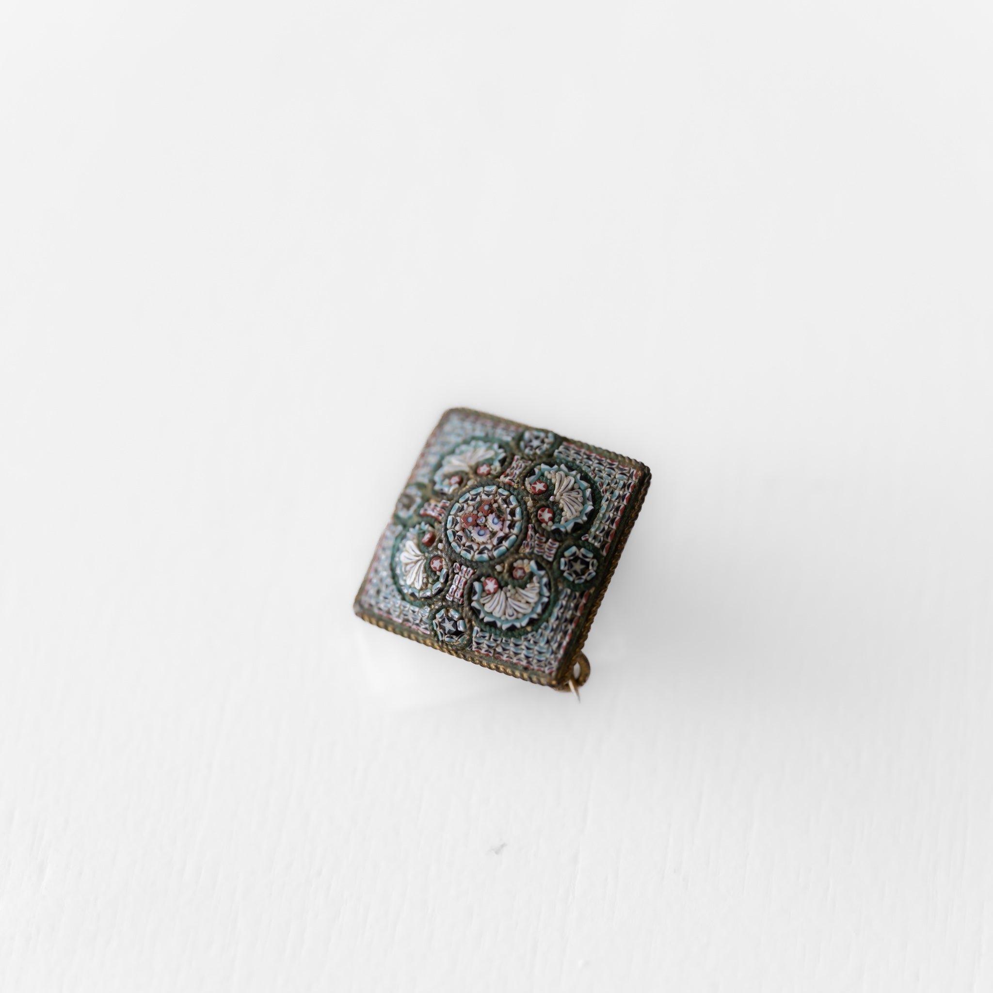 C.1900-1920｜Micro Mosaic Brooch
