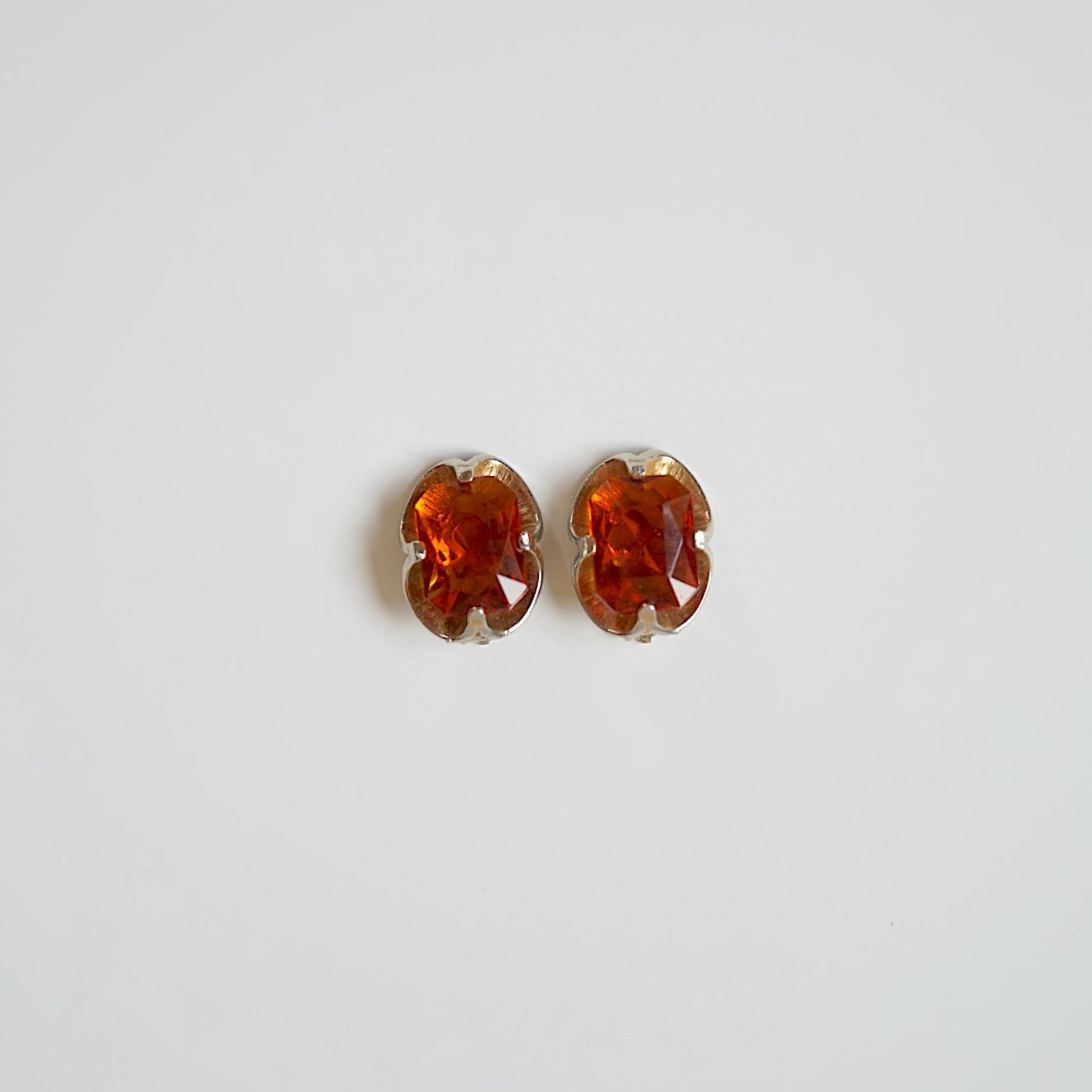 ORANGE CRYSTAL EARRING<br>オレンジ・クリスタル・イヤリング